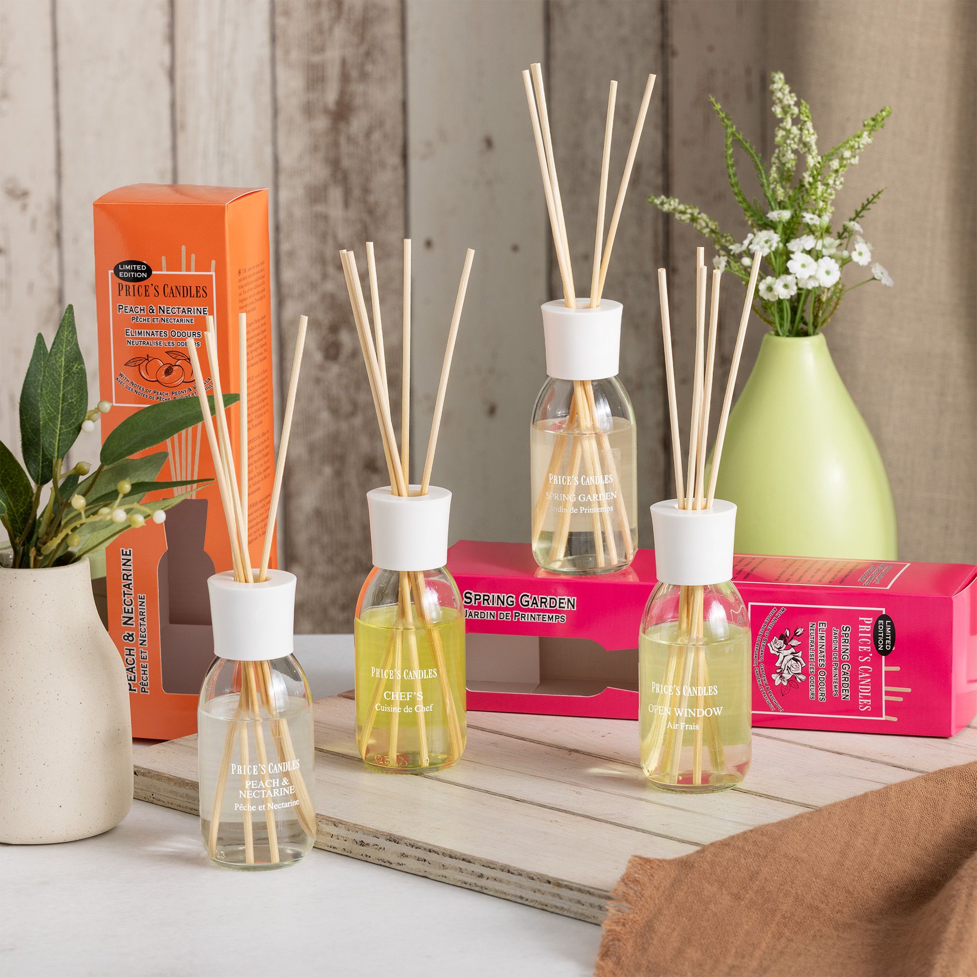 Price's Candles 
Set di 4 diffusori
(100 ml cad.)