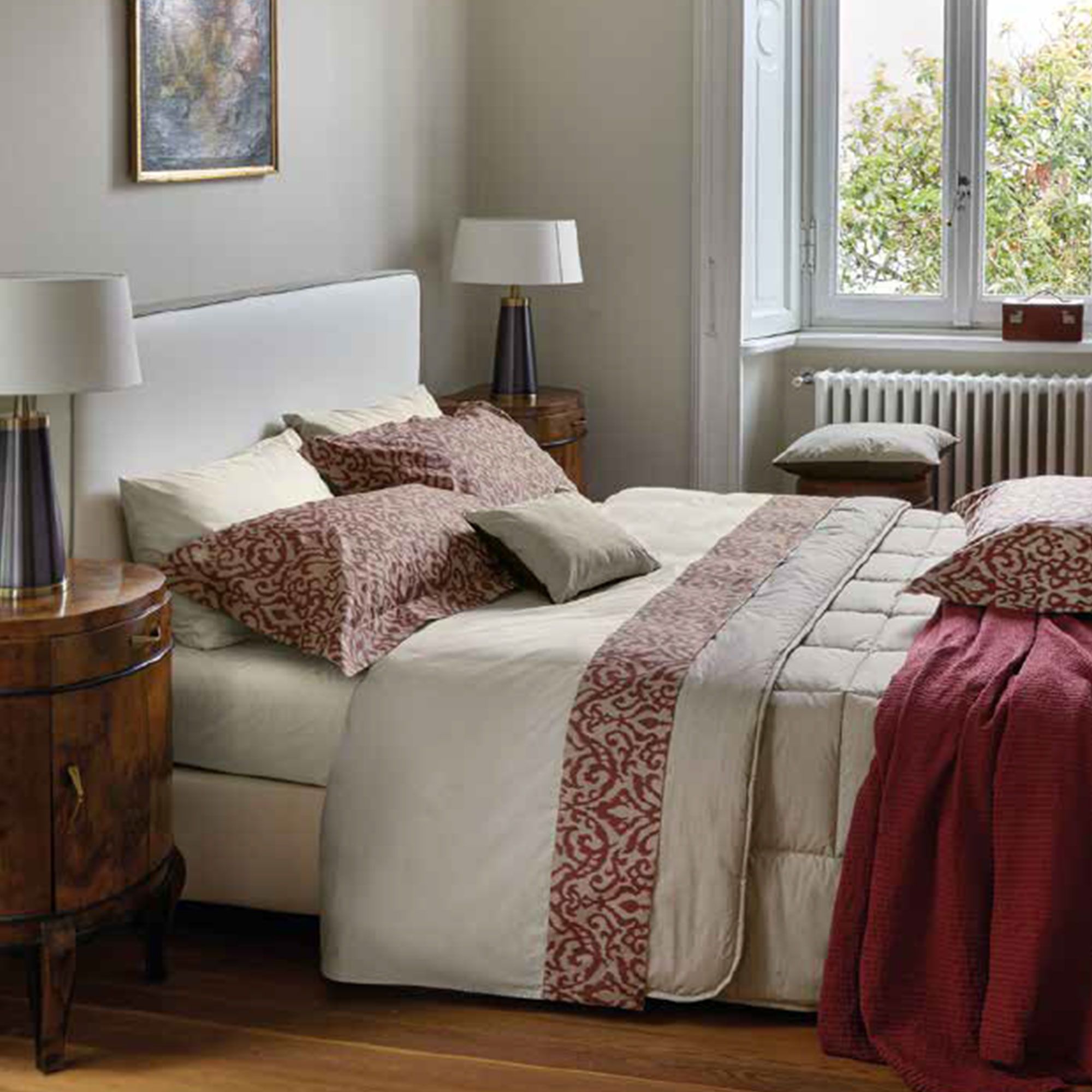 Gabel 1957
Completo letto
matrimoniale Swami
in cotone percalle