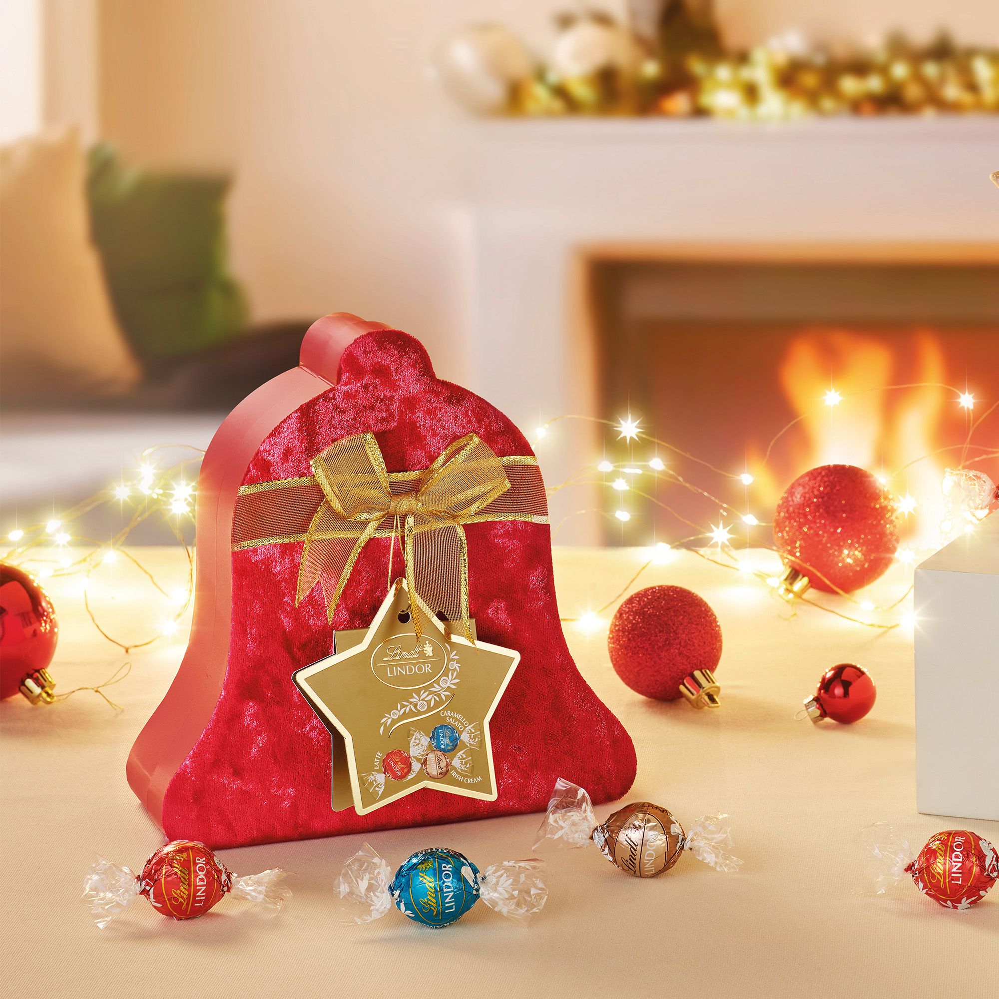 Lindt
Scatola Campana
con Lindor
assortiti (150g)