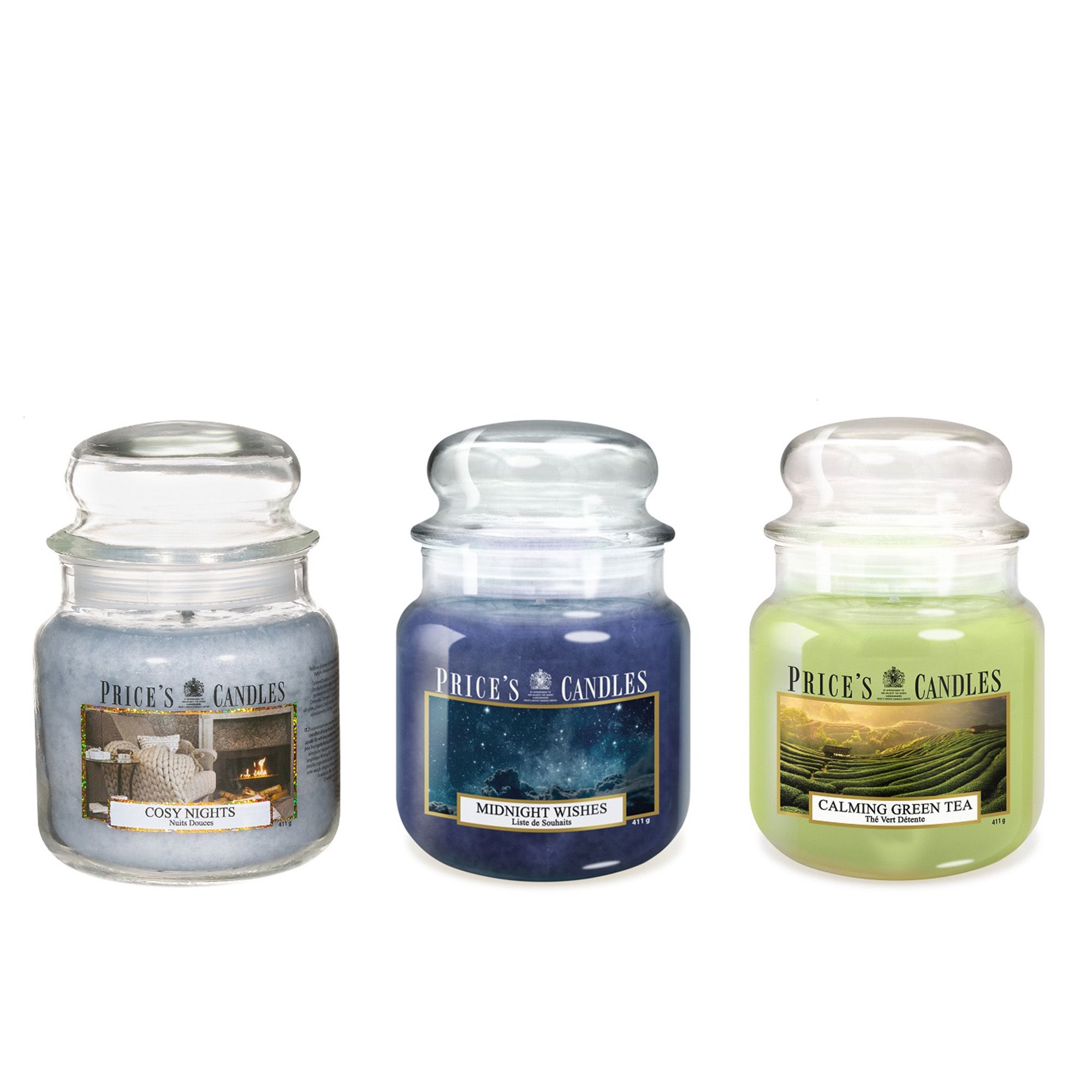 Price's Candles
3 giare medie
fragranze relax