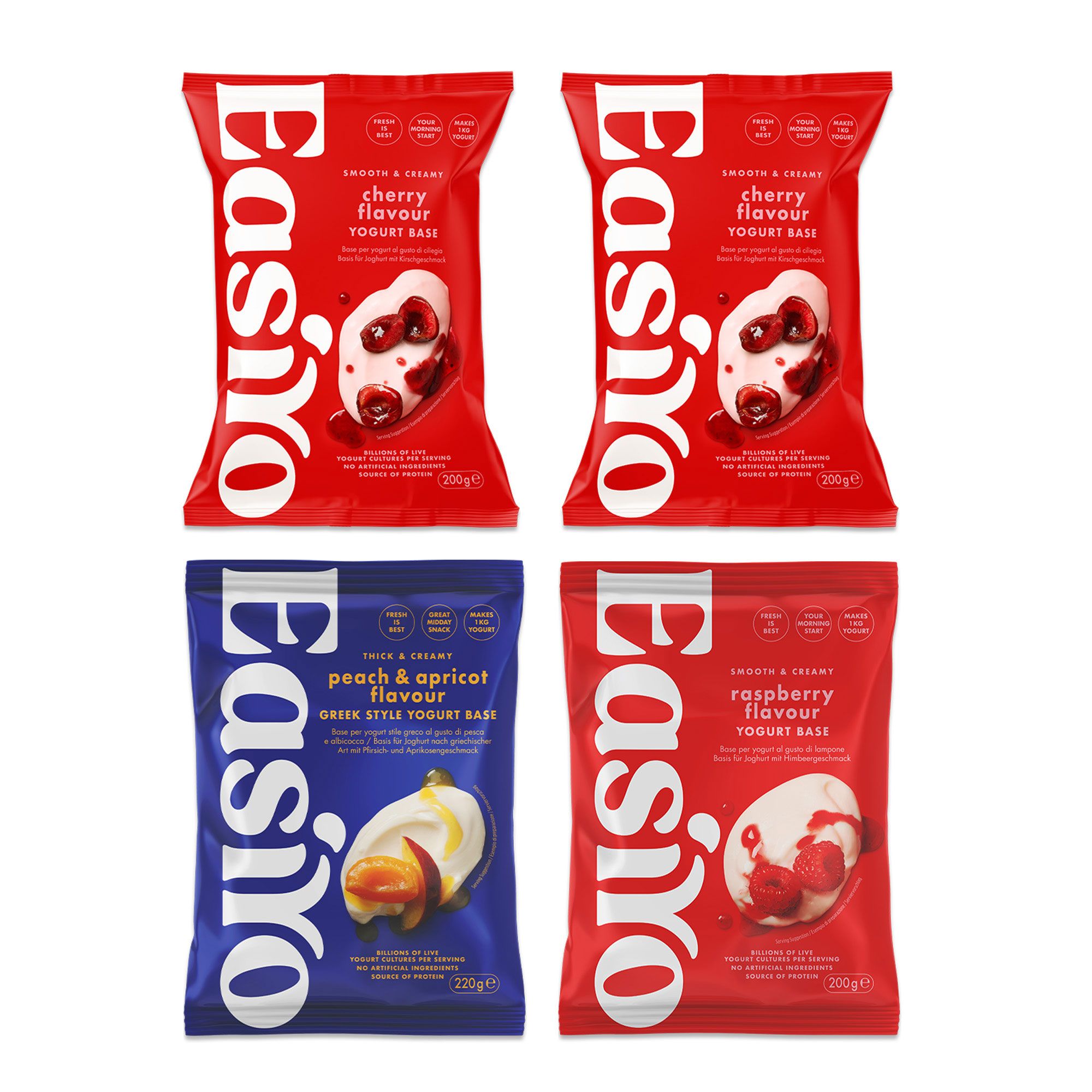 Easiyo
Kit 4kg di yogurt
al gusto frutta