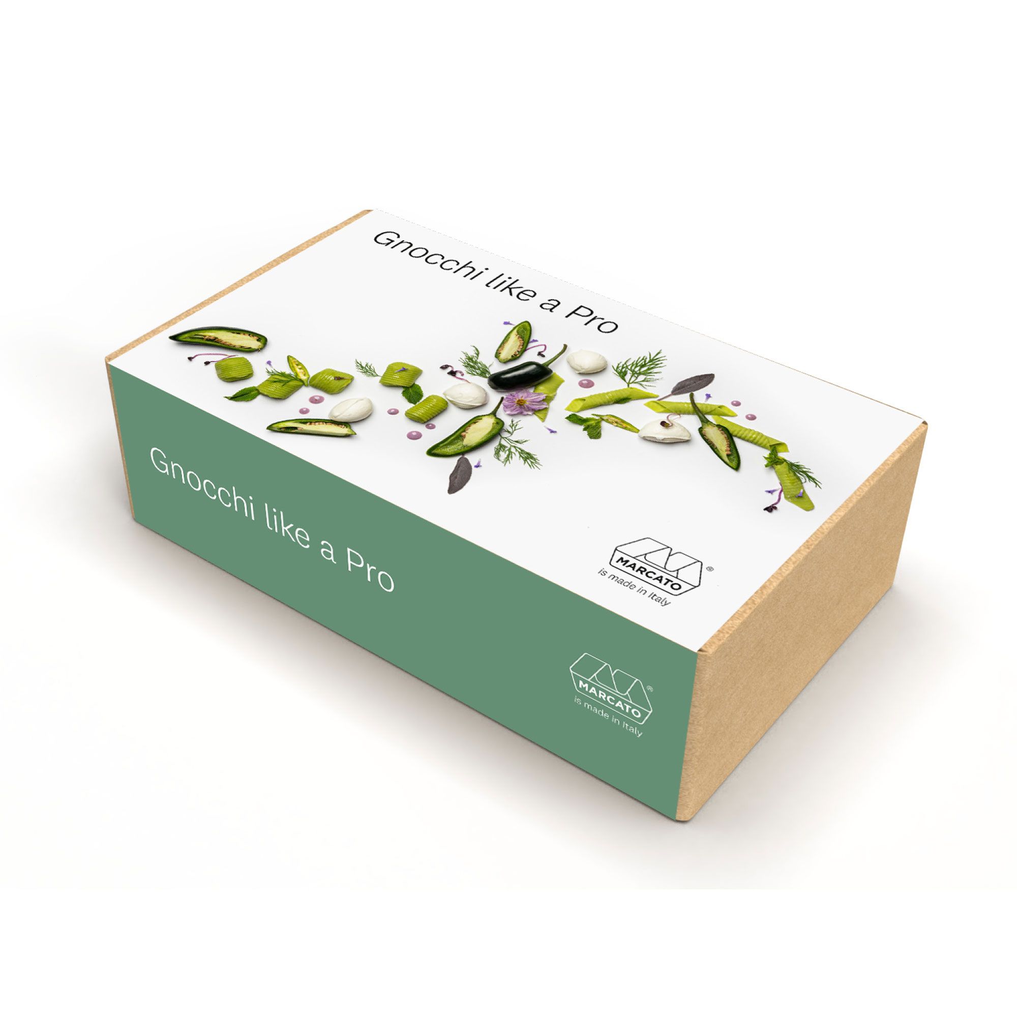 Marcato
Set gnocchi con
rigagnocchi,
coppapasta, grembiule