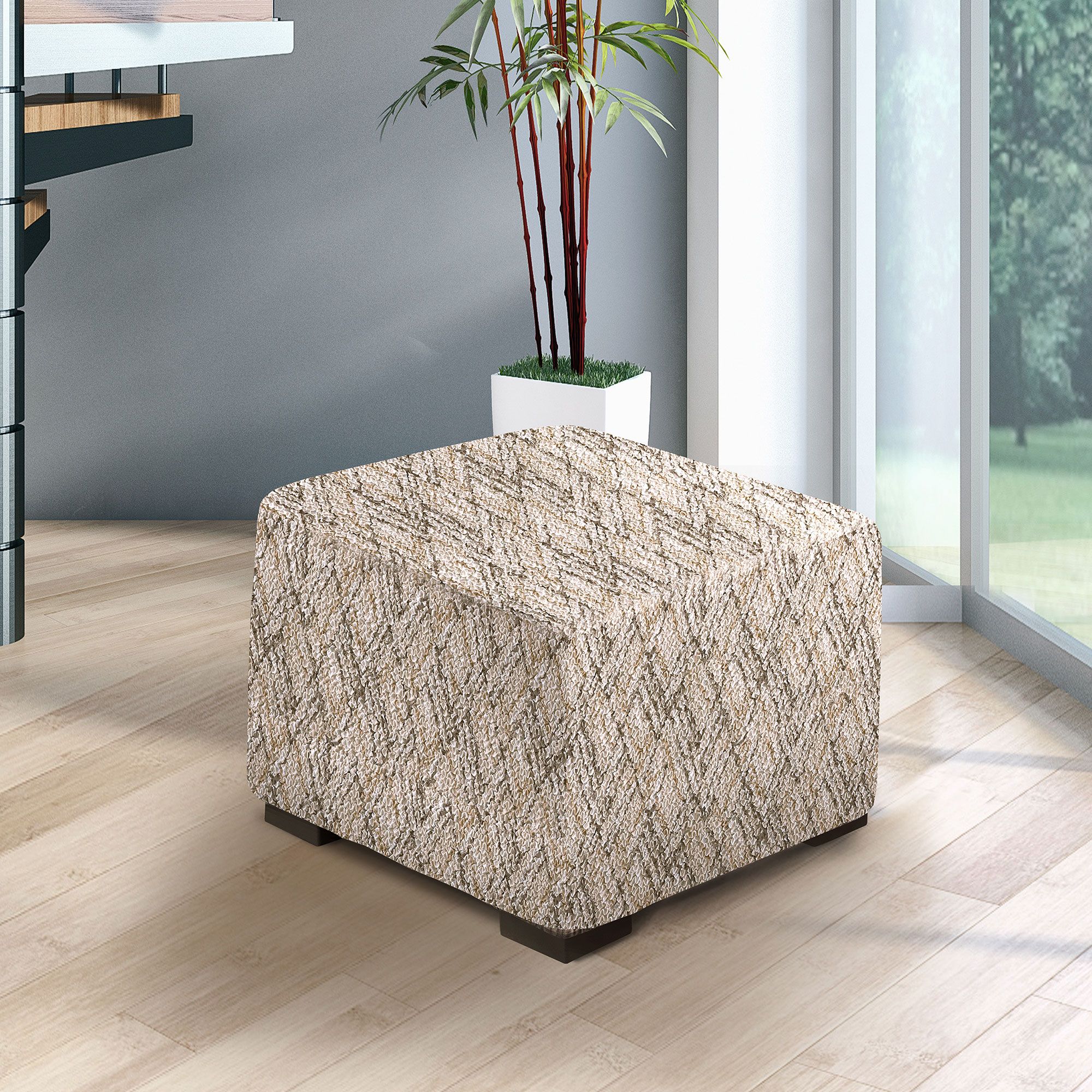 Paulato by Ga.i.co Copripouf con lavorazione WavyTech