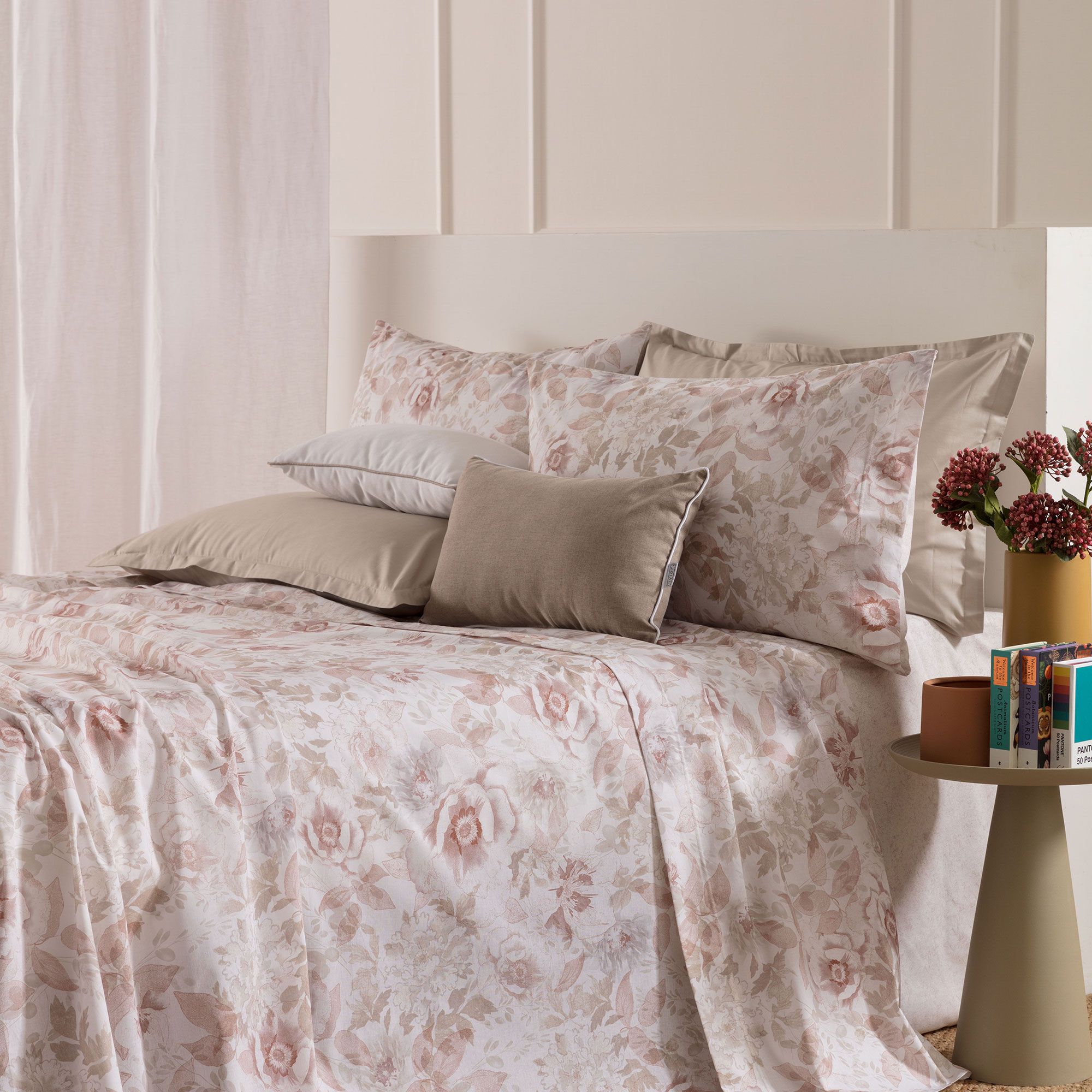 Carillo Home Completo letto matrimoniale in cotone