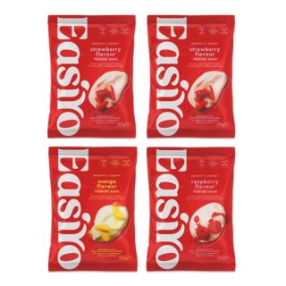 Easiyo
Kit 4kg yogurt
Fragola, Mango
e Lampone