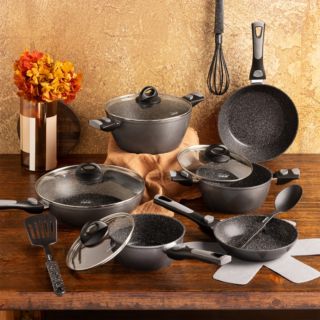 Stoneline
REMO Set pentole,
padelle, coperchi e
accessori (17pz)