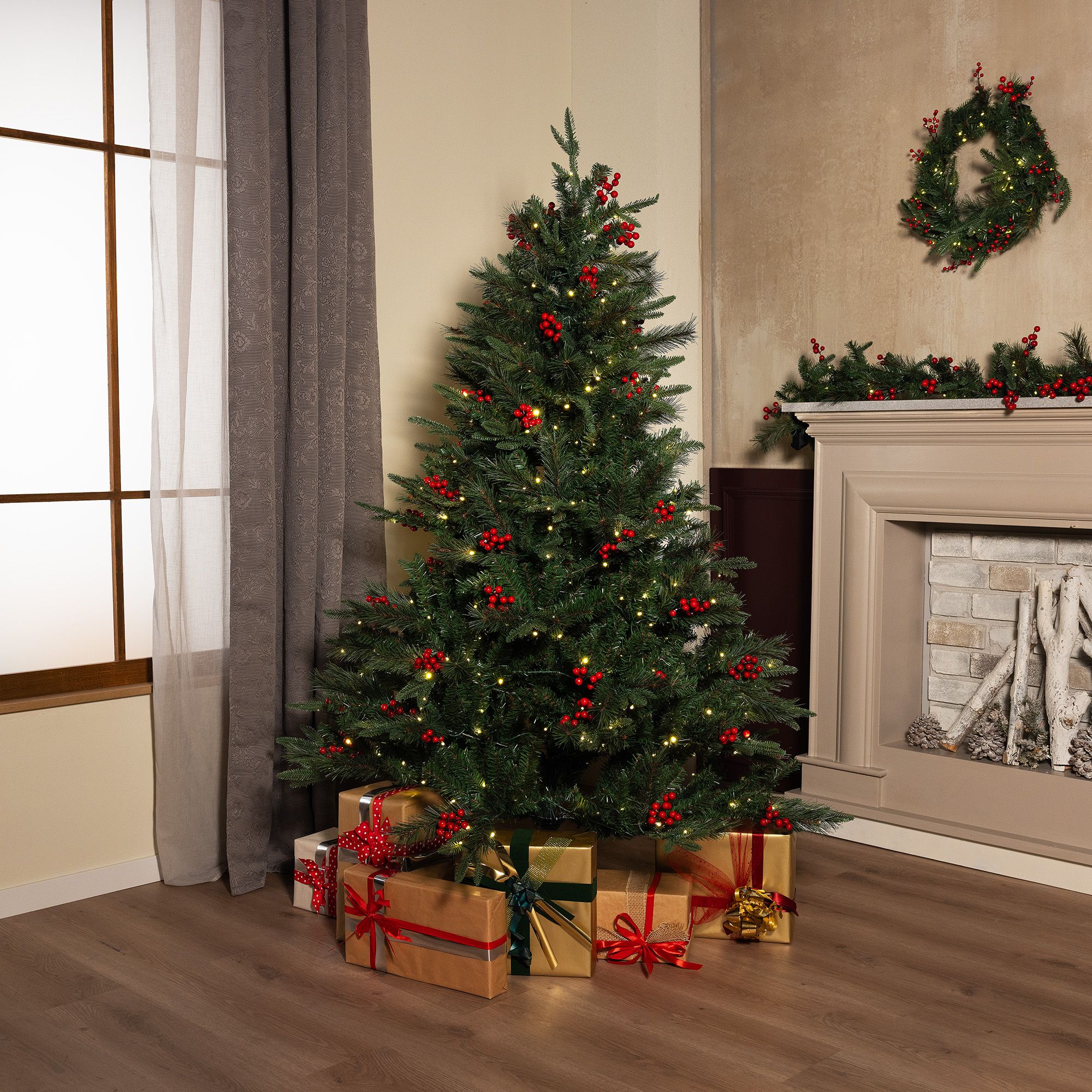 Santa Express
Albero di Natale
pre-illuminato
3 altezze disponibili