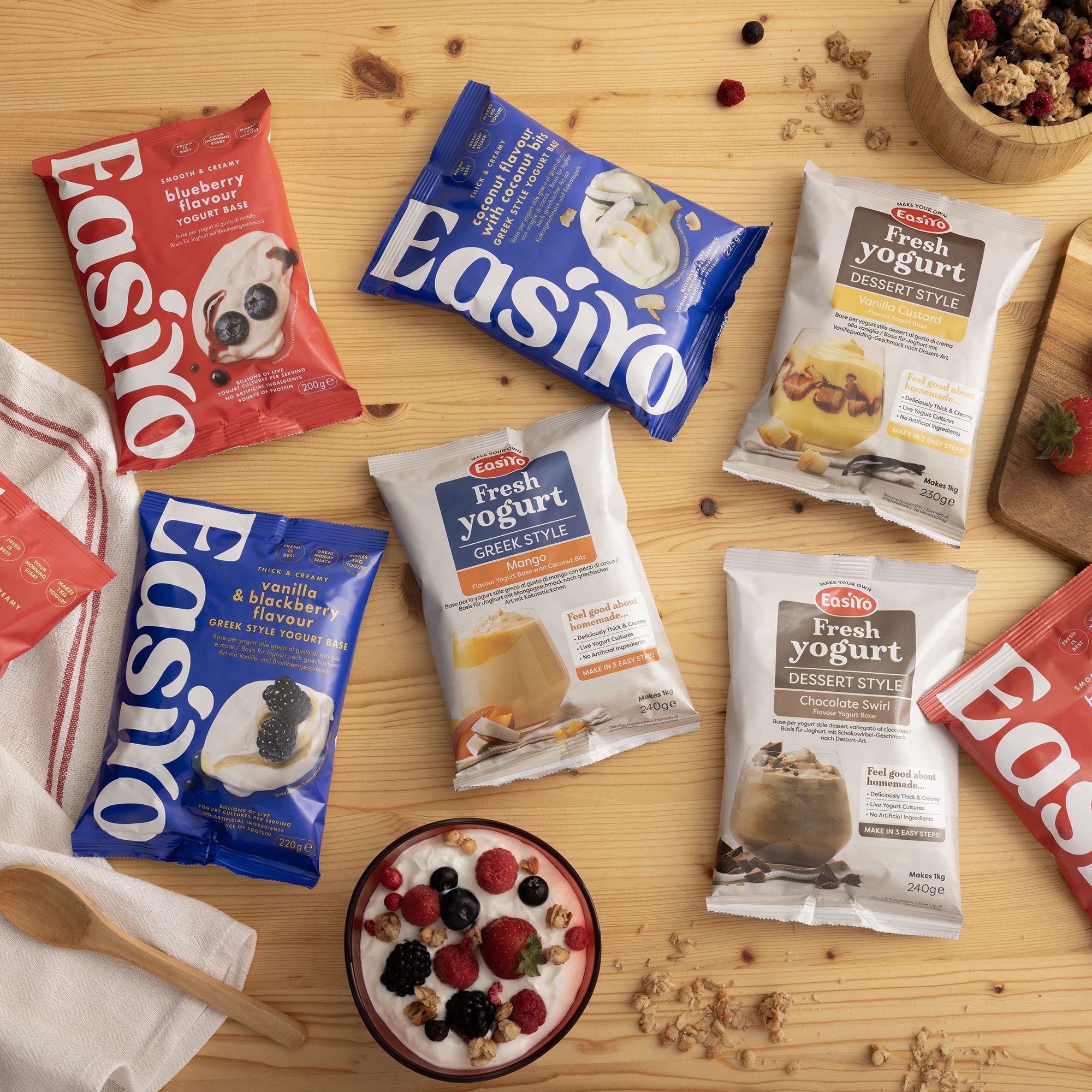 Easiyo
Kit 8 sacchetti 
base per yogurt