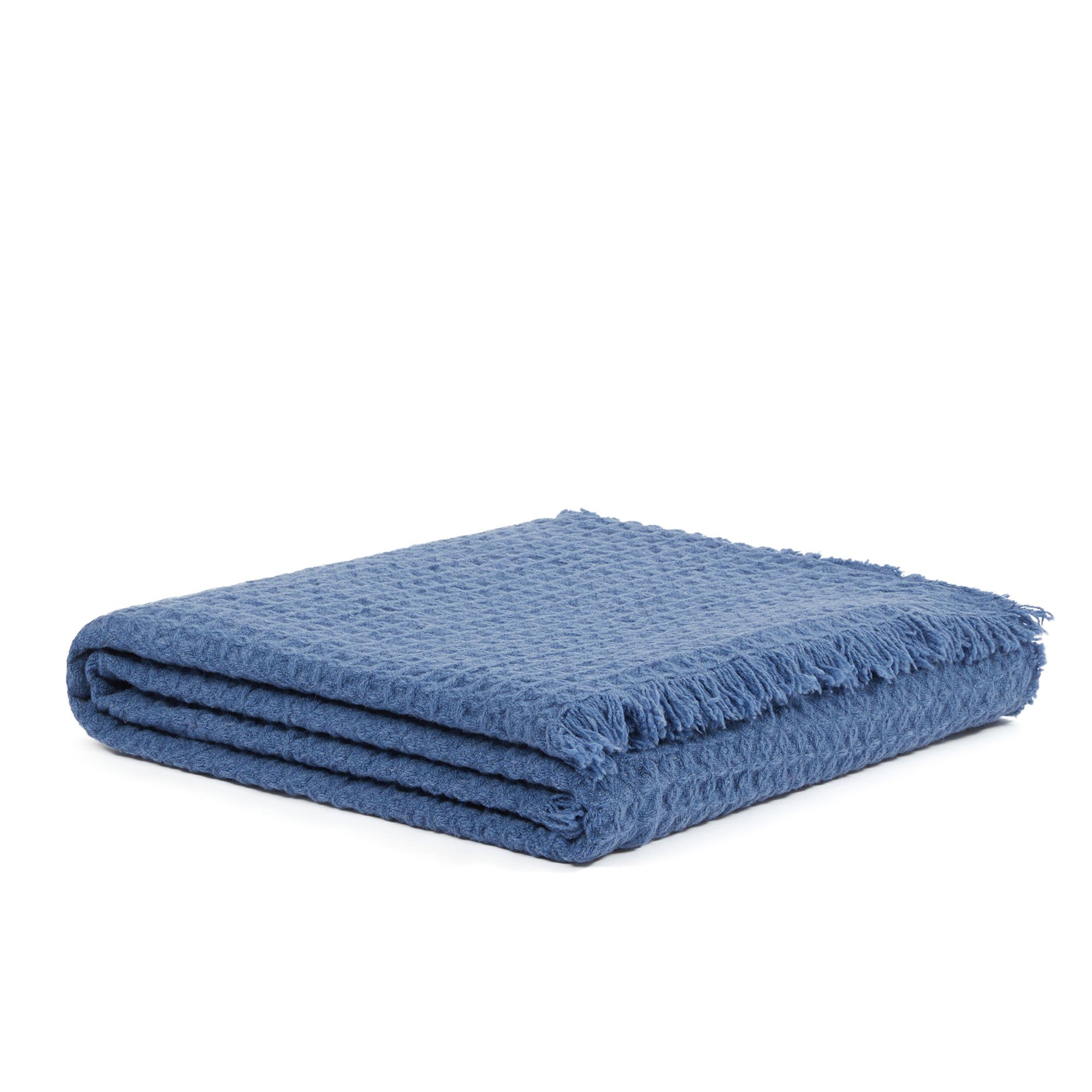 Image of Marzotto Home Ape Coperta a nido d'ape in misto lana Merino061