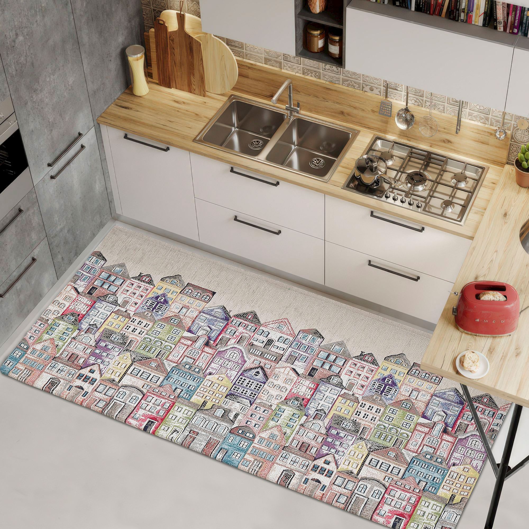 By Suardi Tappeto da cucina/bagno Village