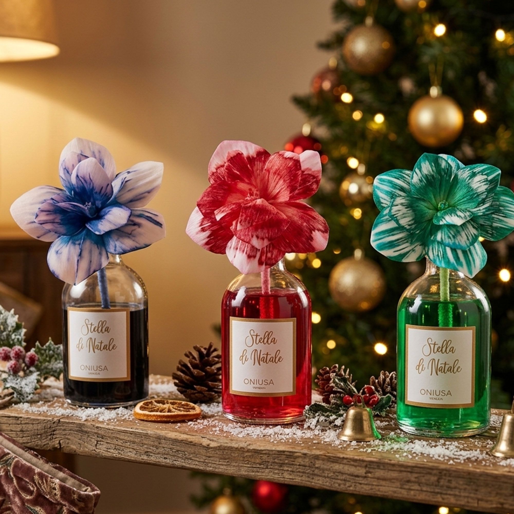 Oniusa Venezia
Set 3 diffusori
con fiore