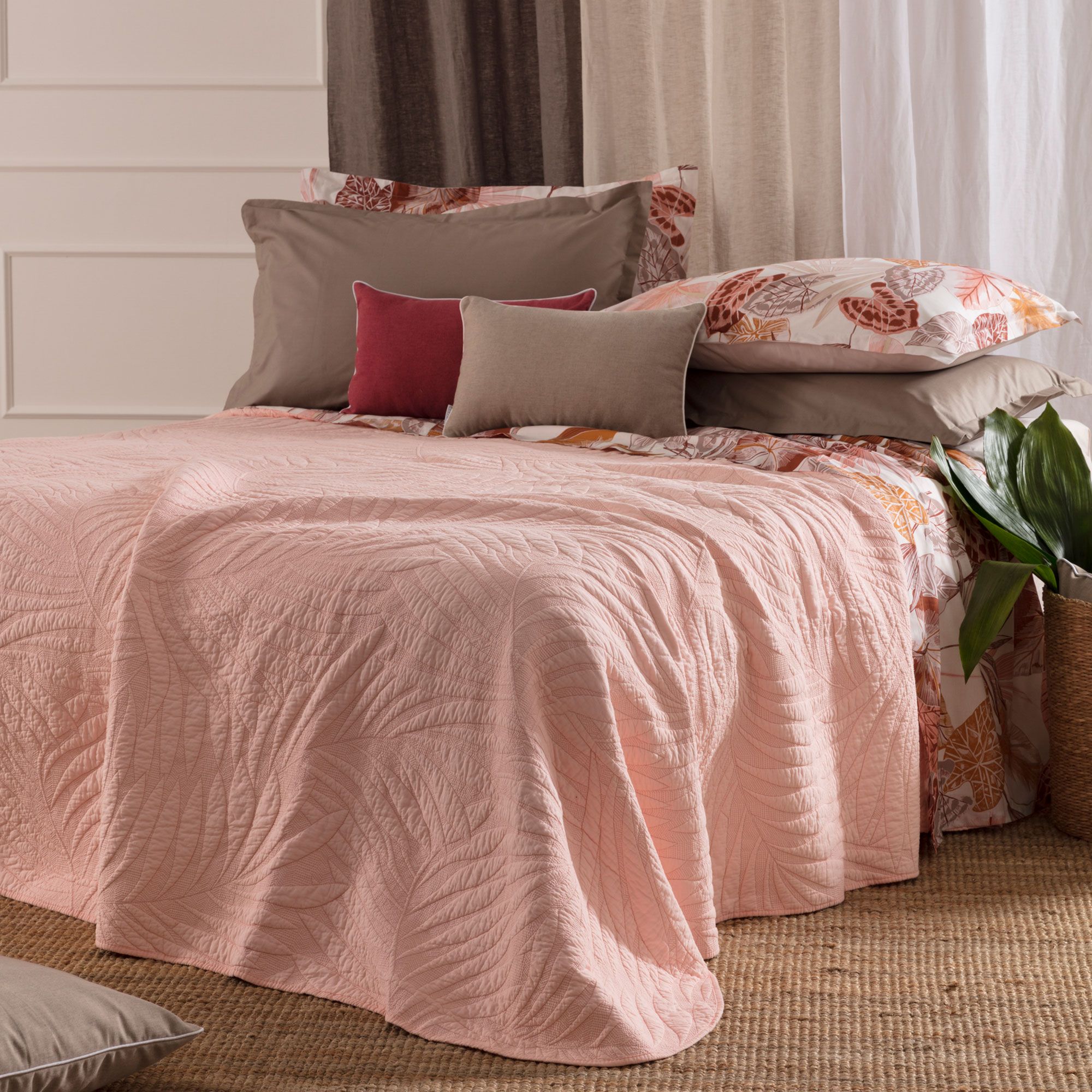 Carillo Home Quilt matrimoniale Linfa in cotone