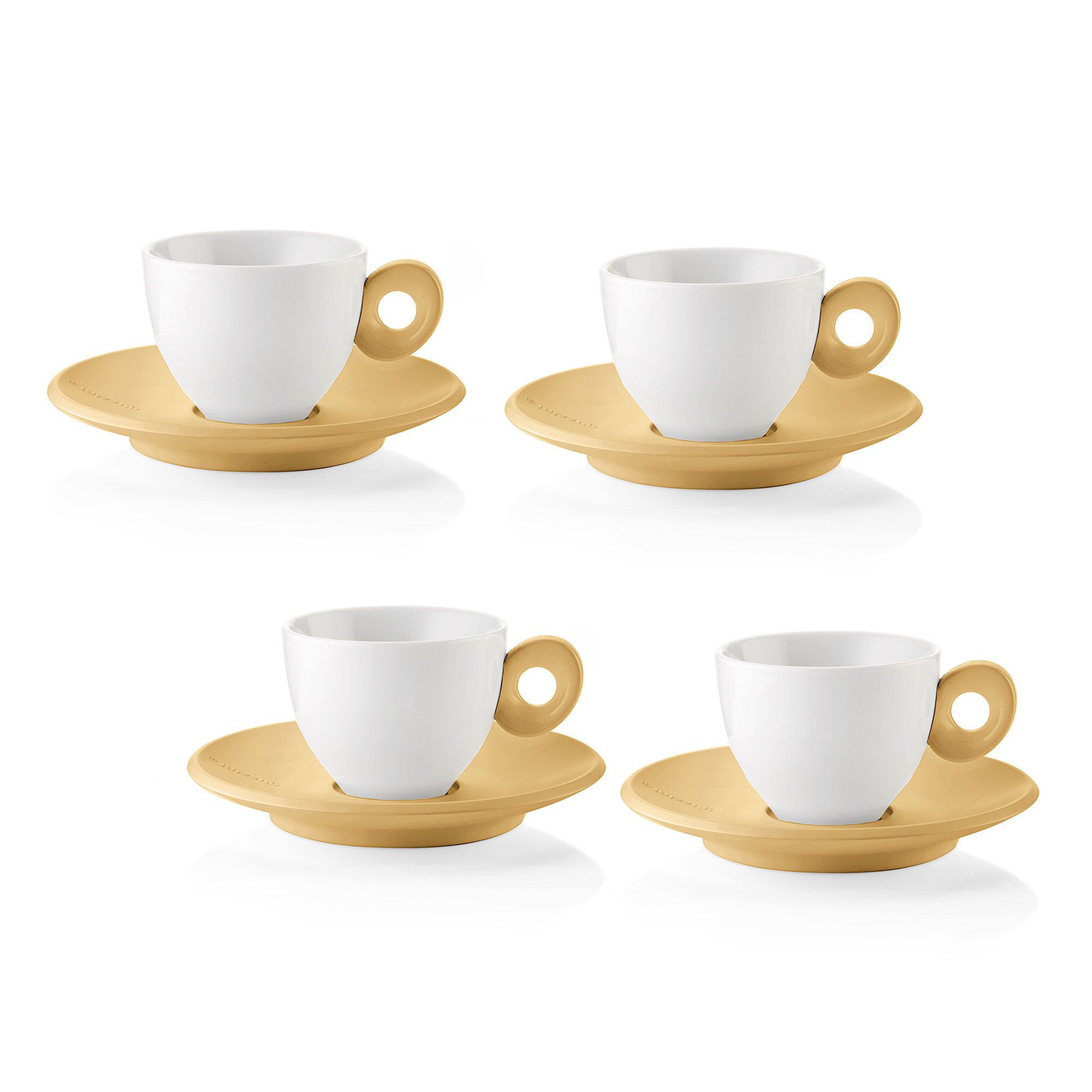 Image of Guzzini Set 4 tazzine caffè con piattini Everyday061