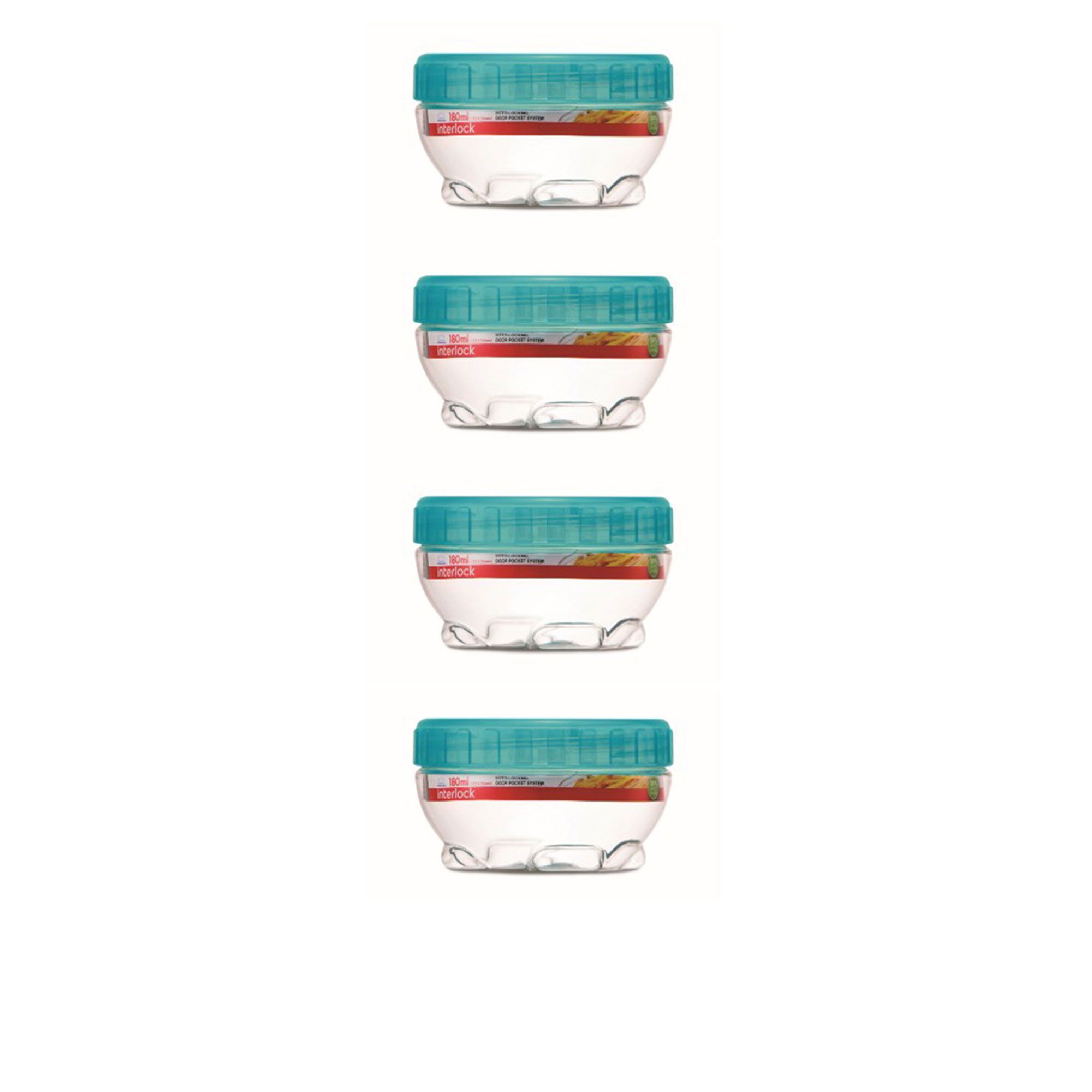 LocknLock Set 4 contenitori per alimenti da 180ml
