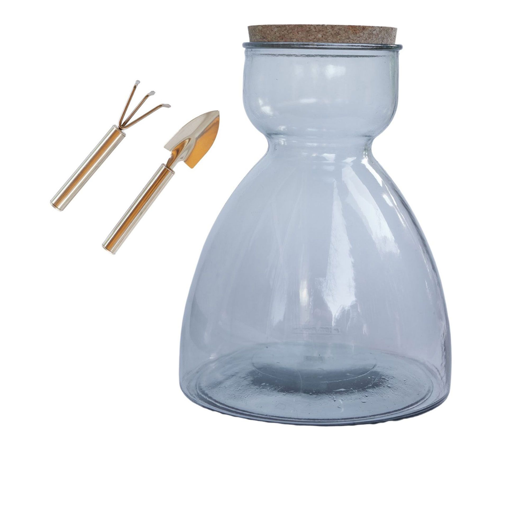 Villa Altachiara
Terrarium in vetro
con attrezzi
a scelta tra 2 misure