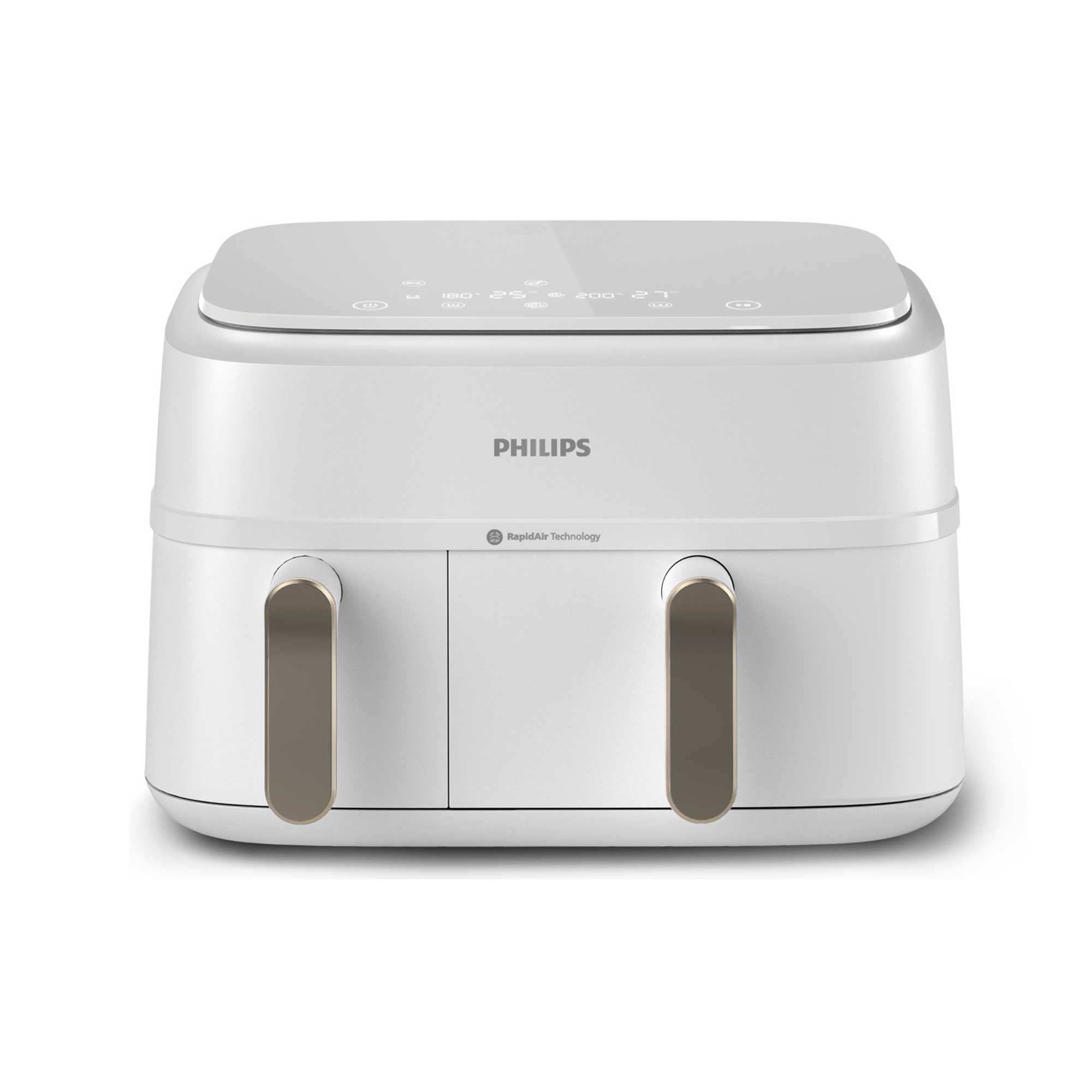 Philips NA353/10
Friggitrice ad aria
Doppio cestello
Capacità 9 litri
