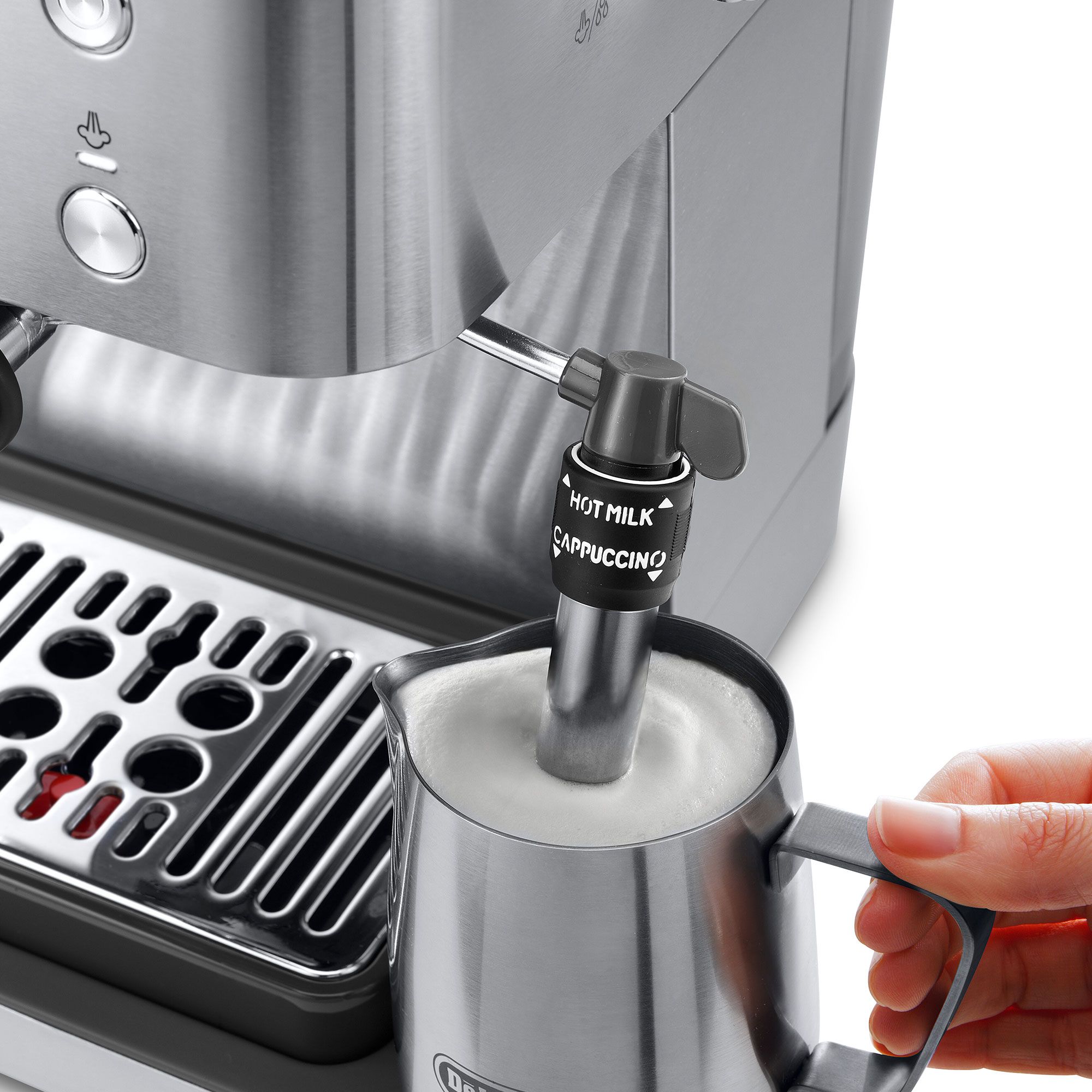 De'Longhi EM450.M Macchina manuale caffè in acciaio inox Pressione 15 bar