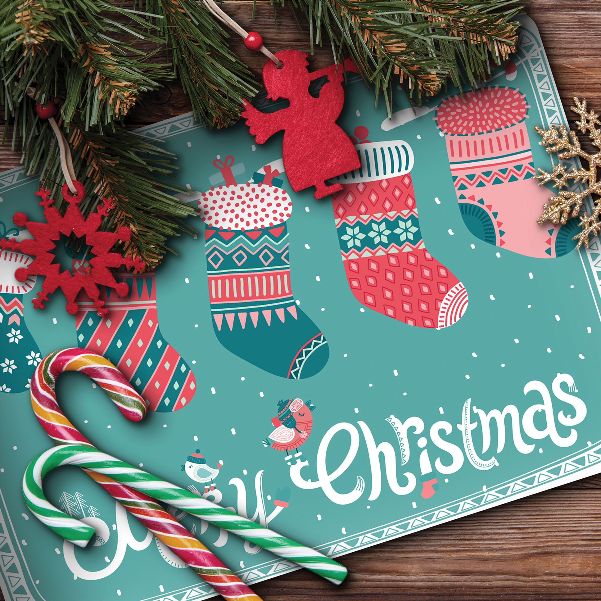 Crearreda
Set 4 tovagliette
di Natale