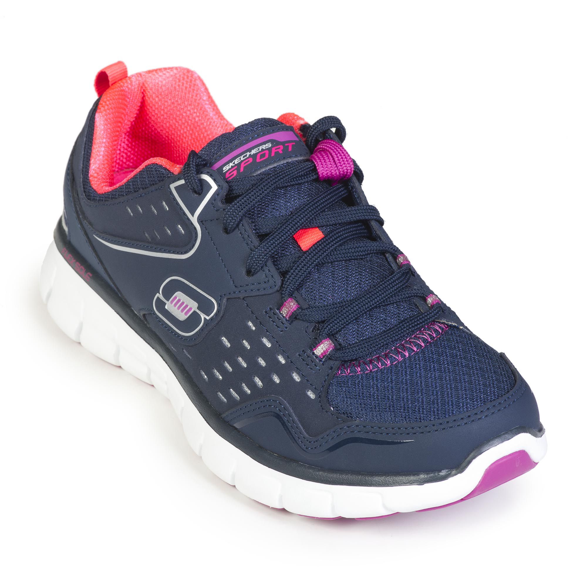 skechers memory foam bianche