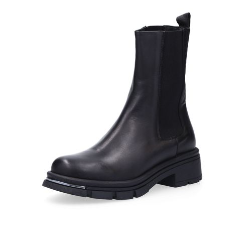 Galieti Stivali Chelsea in pelle con inserti elastici tacco 5cm - QVC Italia