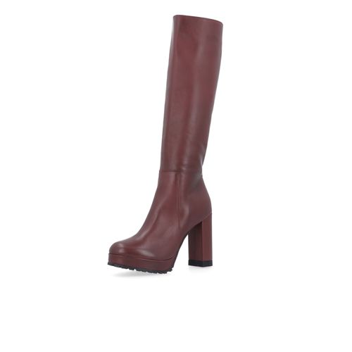 Galieti Stivali in pelle con tacco 8 cm - Second Life - QVC Italia