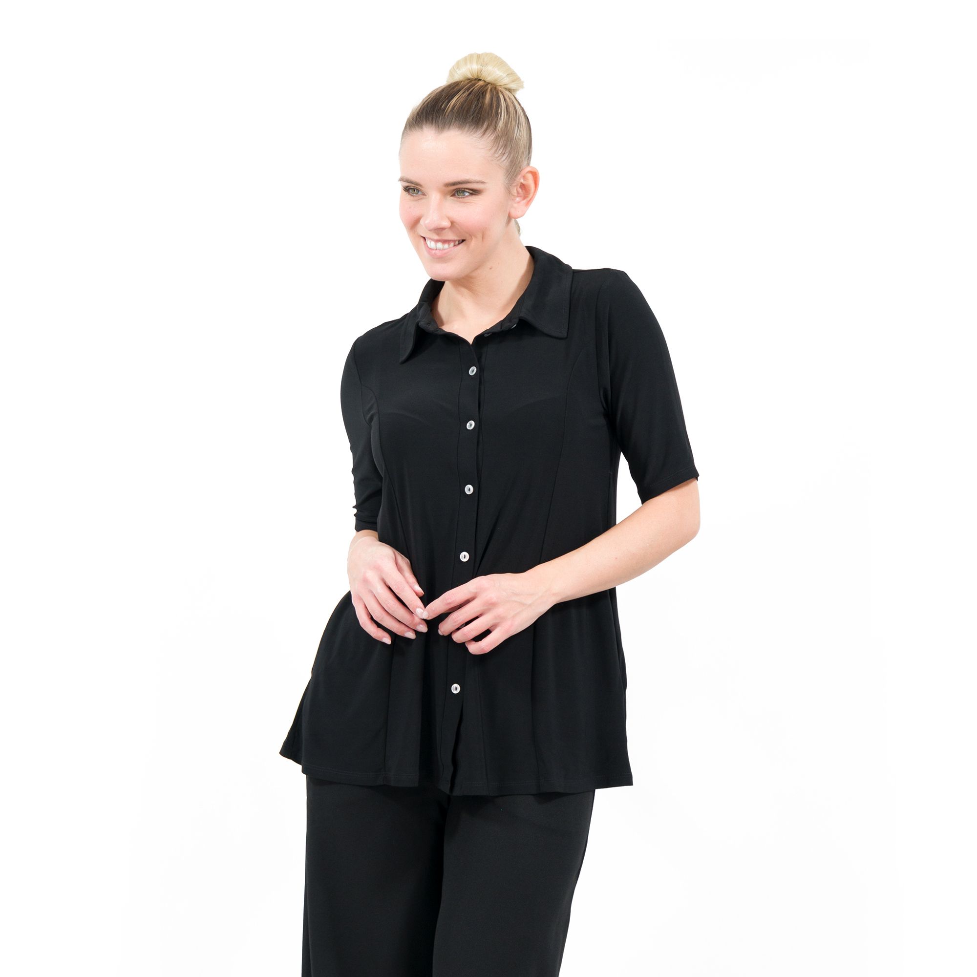 Nina Leonard Camicia linea ad A QVC Italia