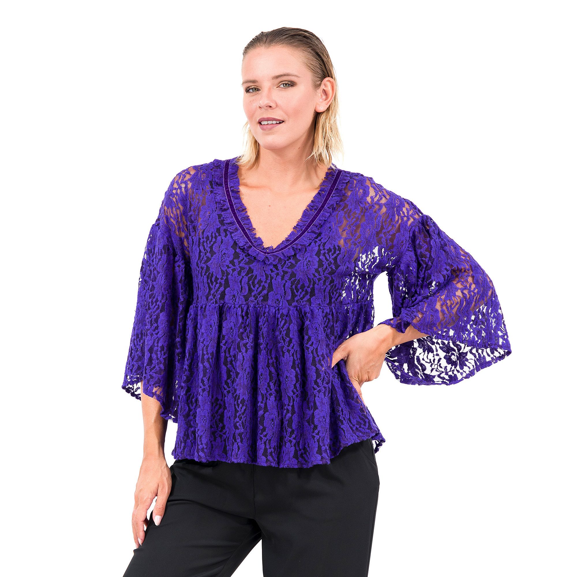 Image of Blusa in pizzo