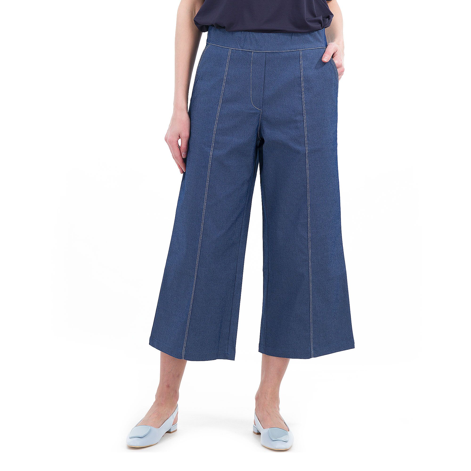 Image of Jeans ampio cropped