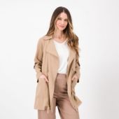 QVC - Lo trovi già disponibile online, e da mezzanotte presentato in TV, il  TSV di Nina Leonard con il pantalone ampio in crêpe stretch a vita alta con  cintura e fibia