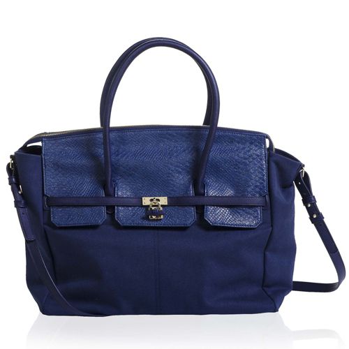 BORSA SHOPPER SCUOLA E TEMPO LIBERO CAMOMILLA MILANO ORIGINAL BLU