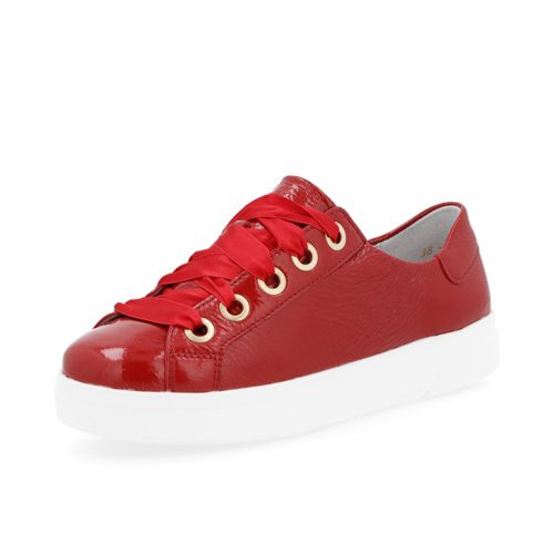 Vitaform Sneaker in pelle verniciata con lacci in raso QVC Italia