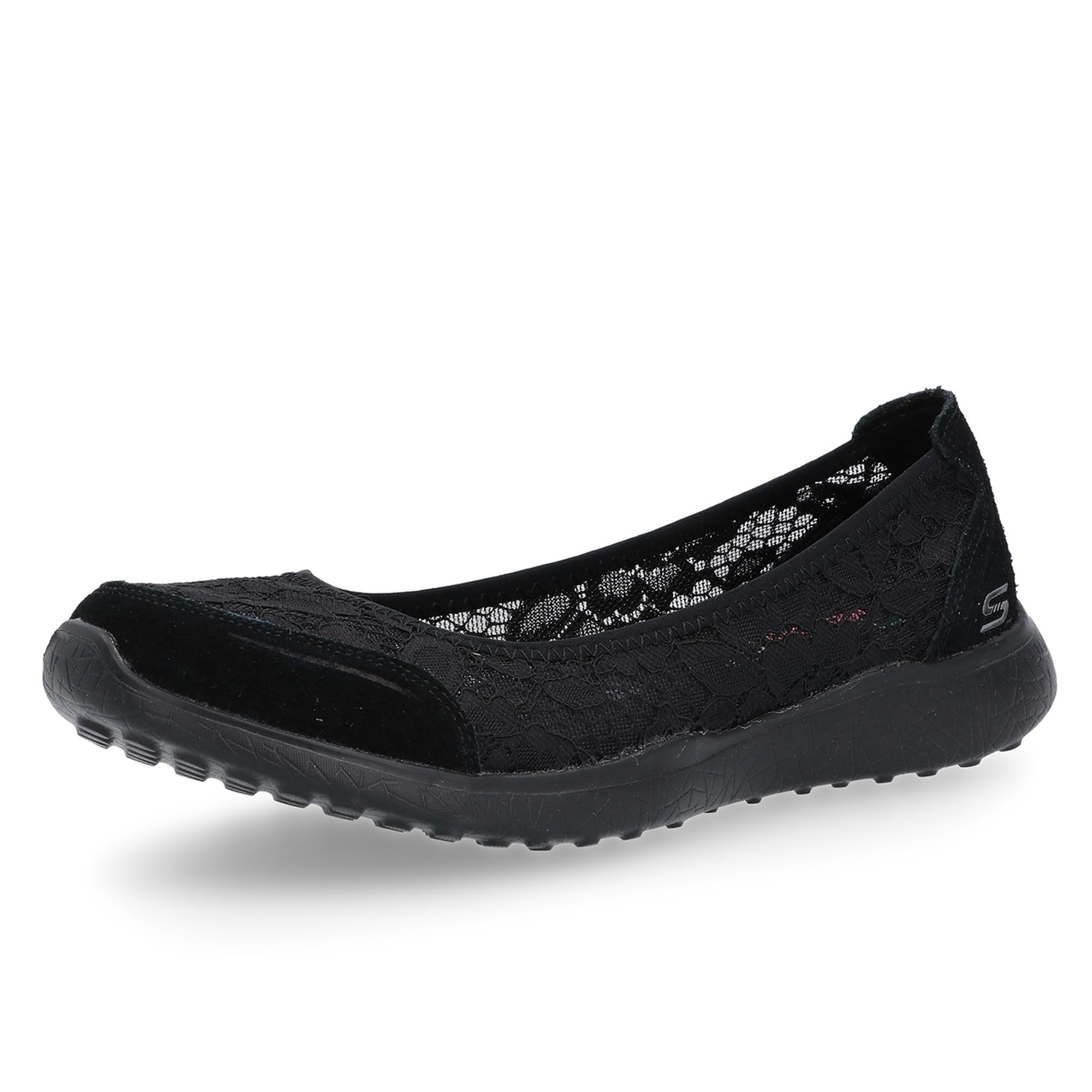 SKECHERS Ballerina Microburst con tomaia effetto pizzo QVC Italia