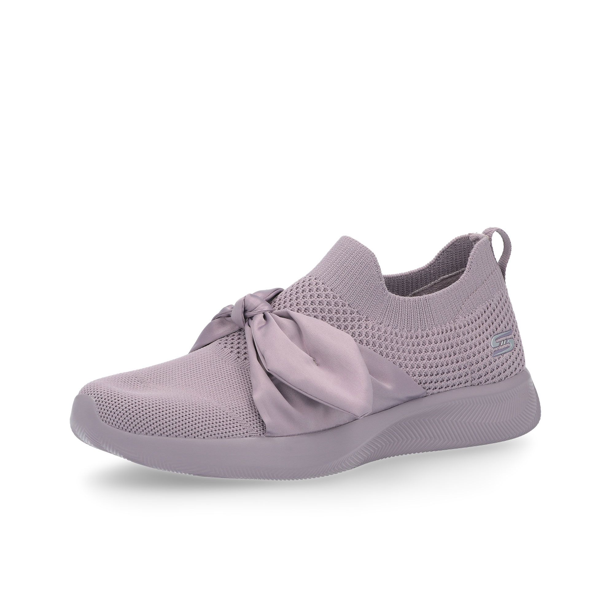 skechers slip on bobs con fiocco in raso