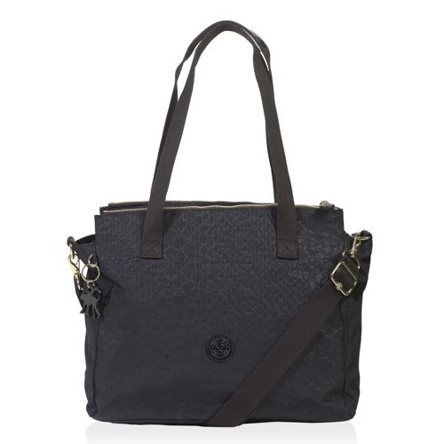 Kit per borsa fai da te: 2 Manici 65 cm. in similpelle nera, 4 pied