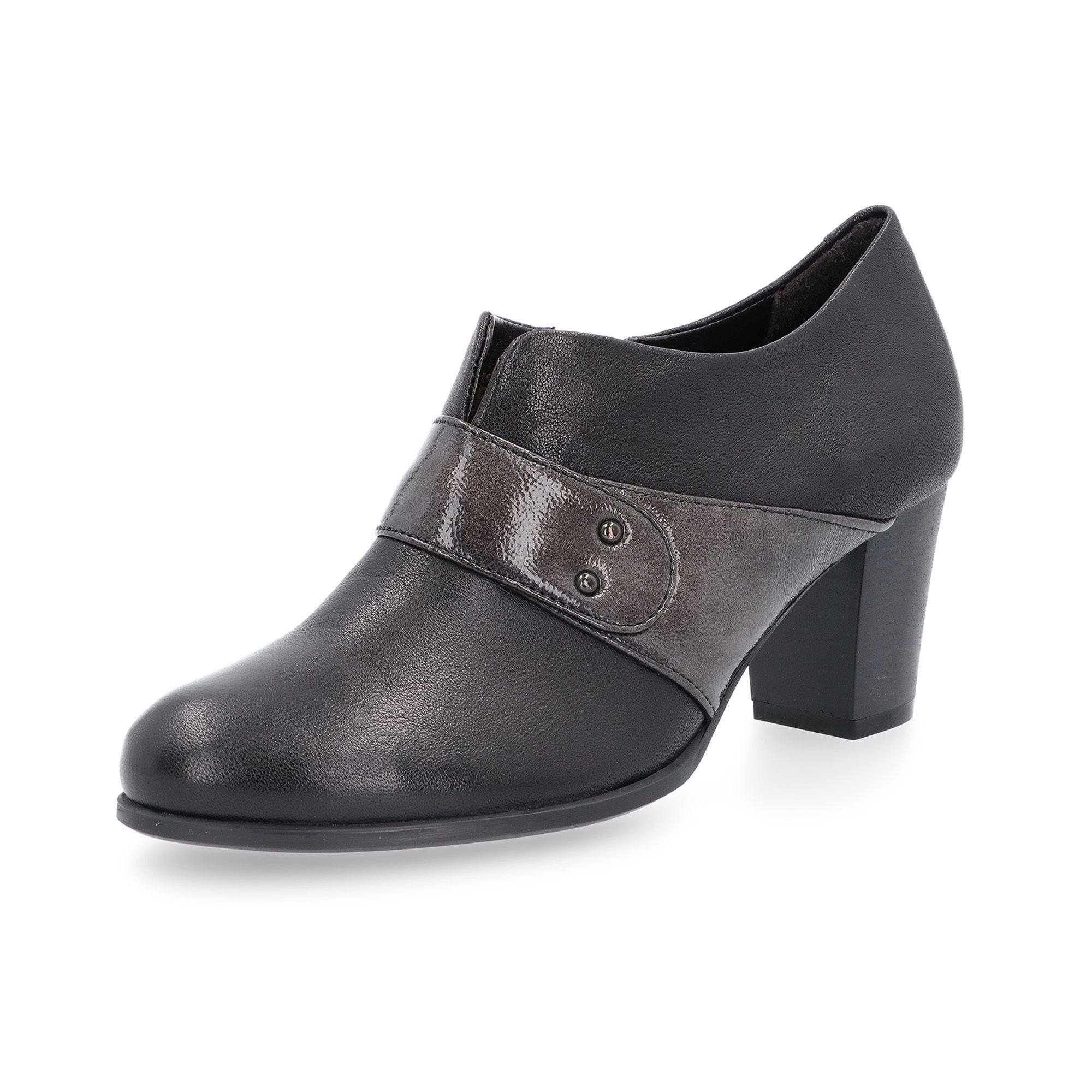 Easy'n Rose Scarpa accollata in pelle tacco 6.5cm QVC Italia