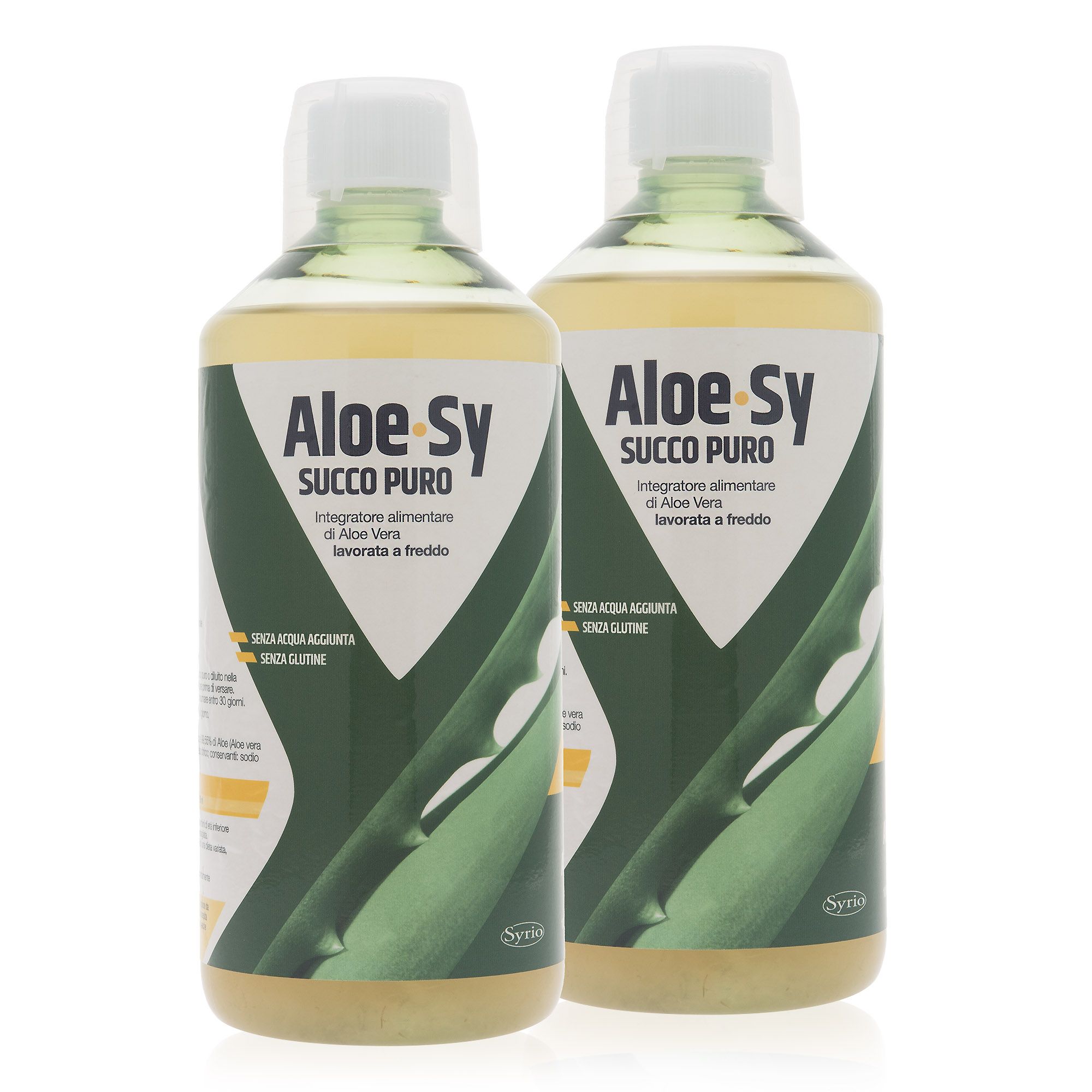 Image of Aloe Sy integratore alimentare succo di aloe vera (2 x 1000ml)