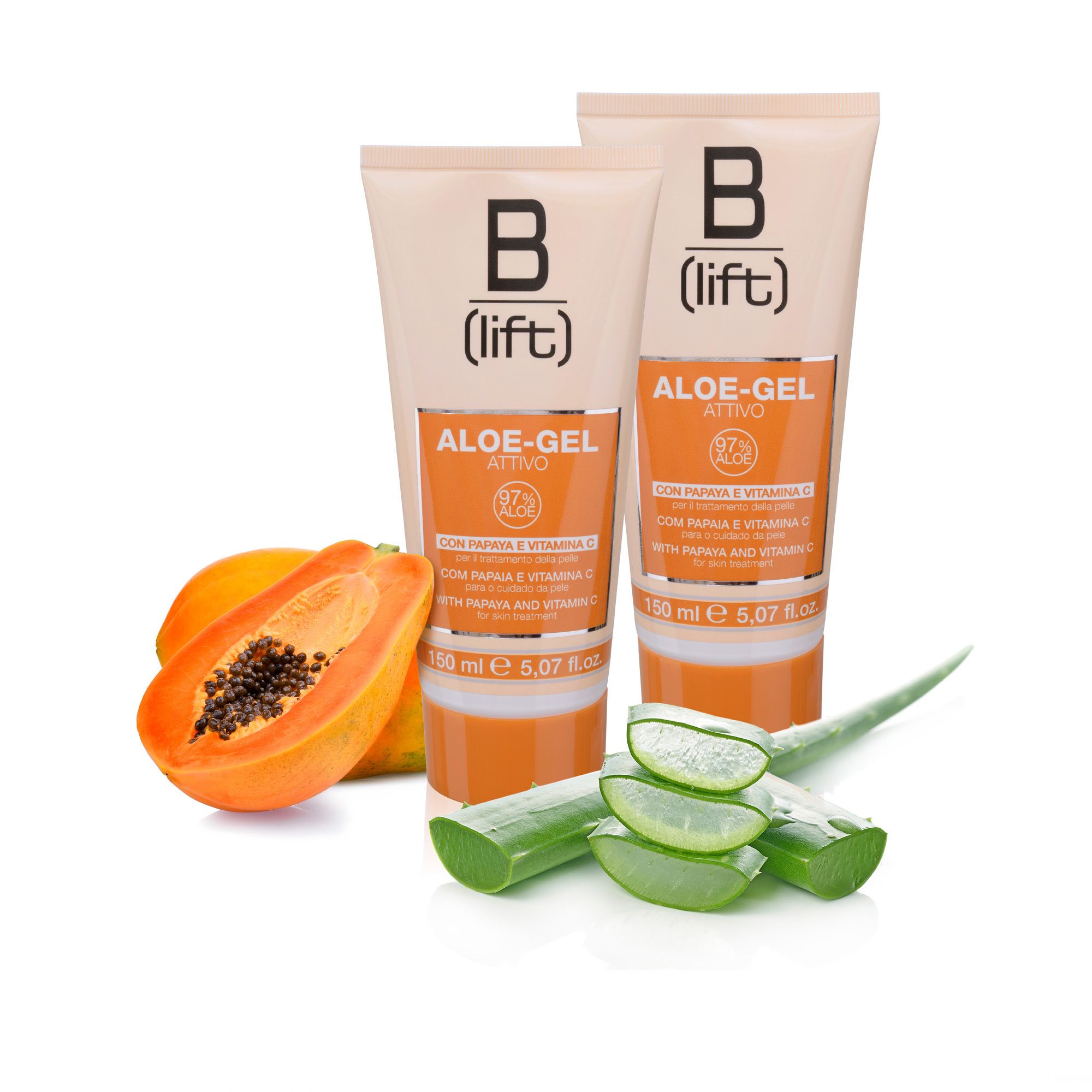 Image of Aloe-Gel Attivo con papaya e Vitamina C (2pz)