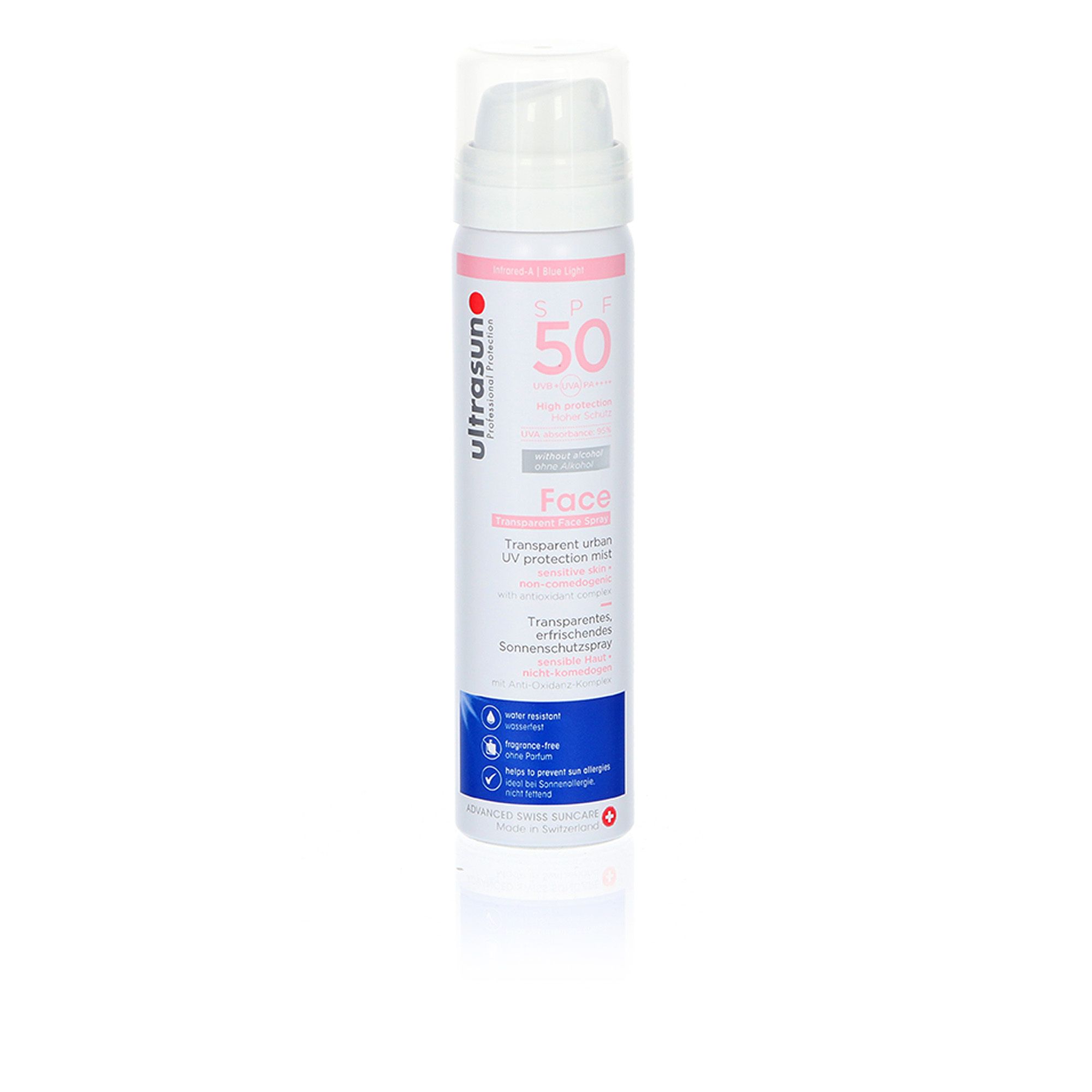 Spray idratante viso e cuoio capelluto SPF50