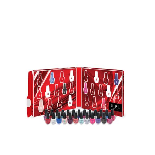 opi calendario dell avvento con 25 mini size qvc italia