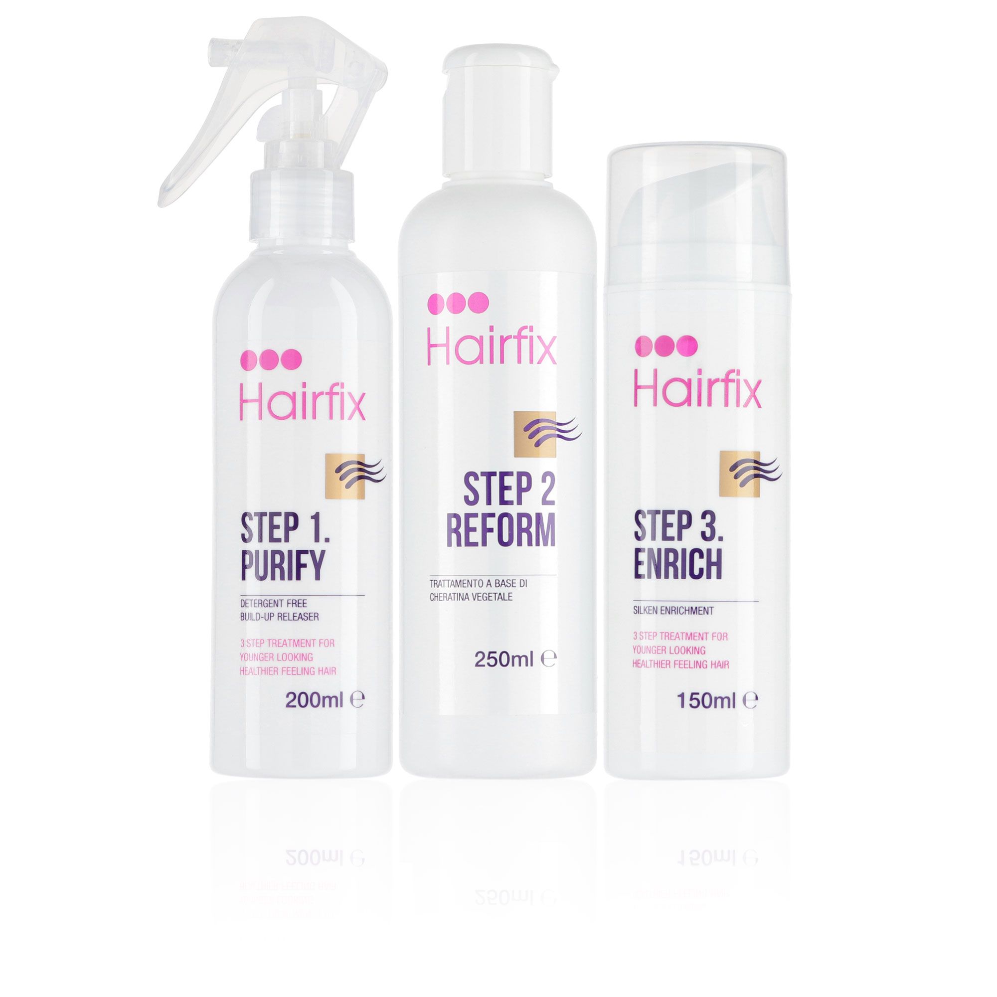 Hairfix Trattamento cosmetico trifasico riparatore QVC Italia