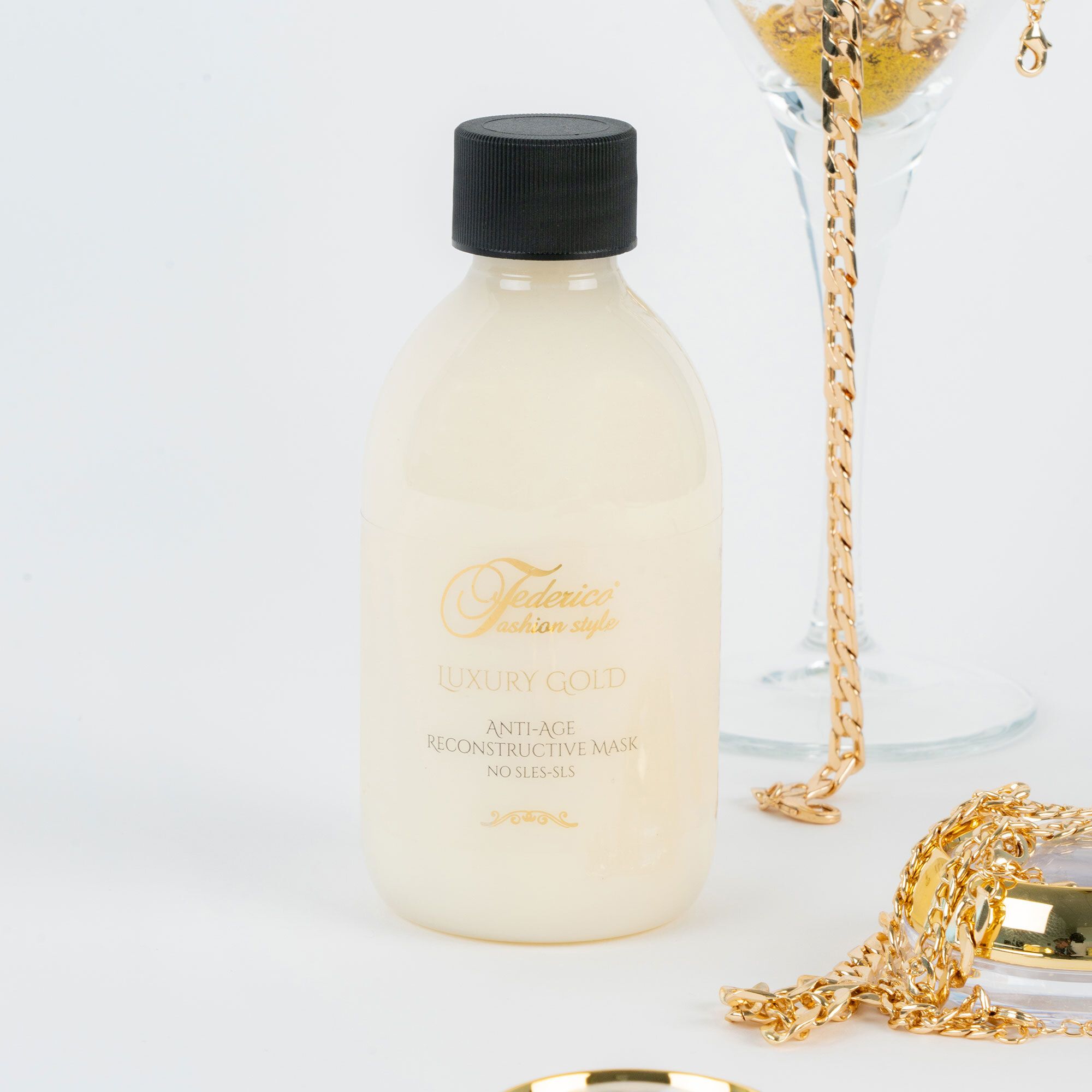 Federico Fashion Style Luxury Gold Maschera Per Capelli Morbidi E Luminosi Qvc Italia