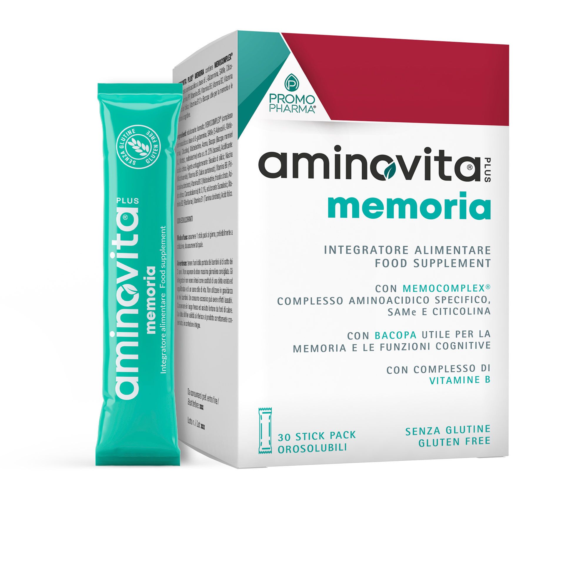 Image of Aminovita Plus Memoria integratore alimentare (30 stickpack)