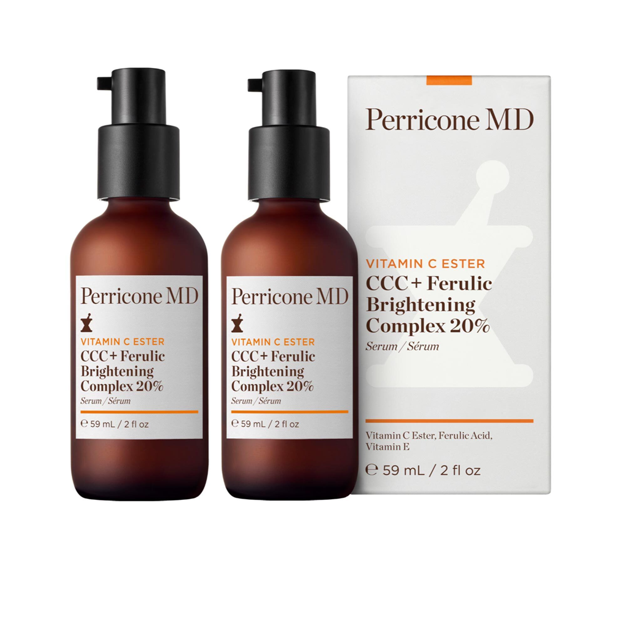 Perricone MD Vitamin C Ester CCC+Ferulic Brightening Complex siero (2 pz) QVC Italia