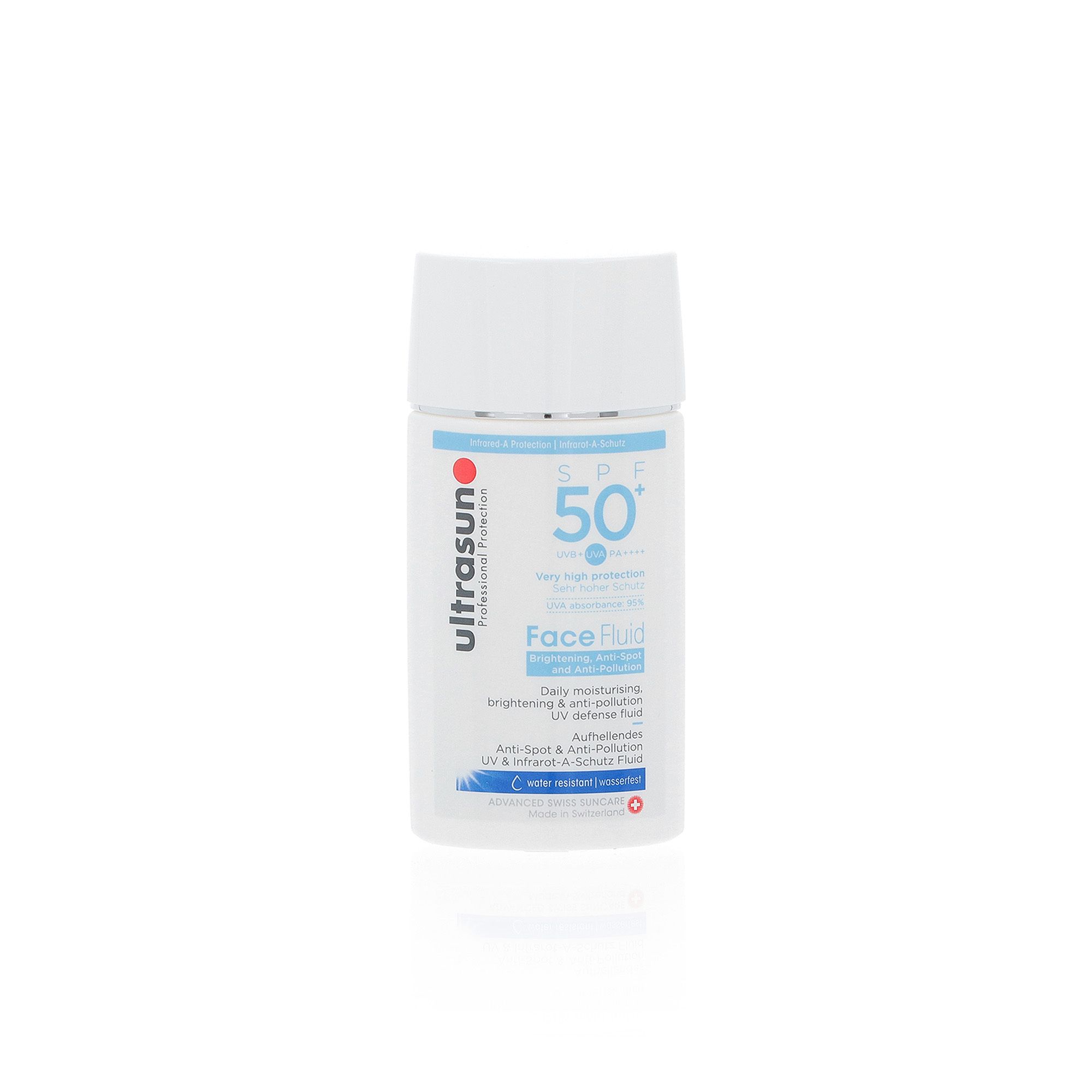 ultrasun spf 50 face fluid