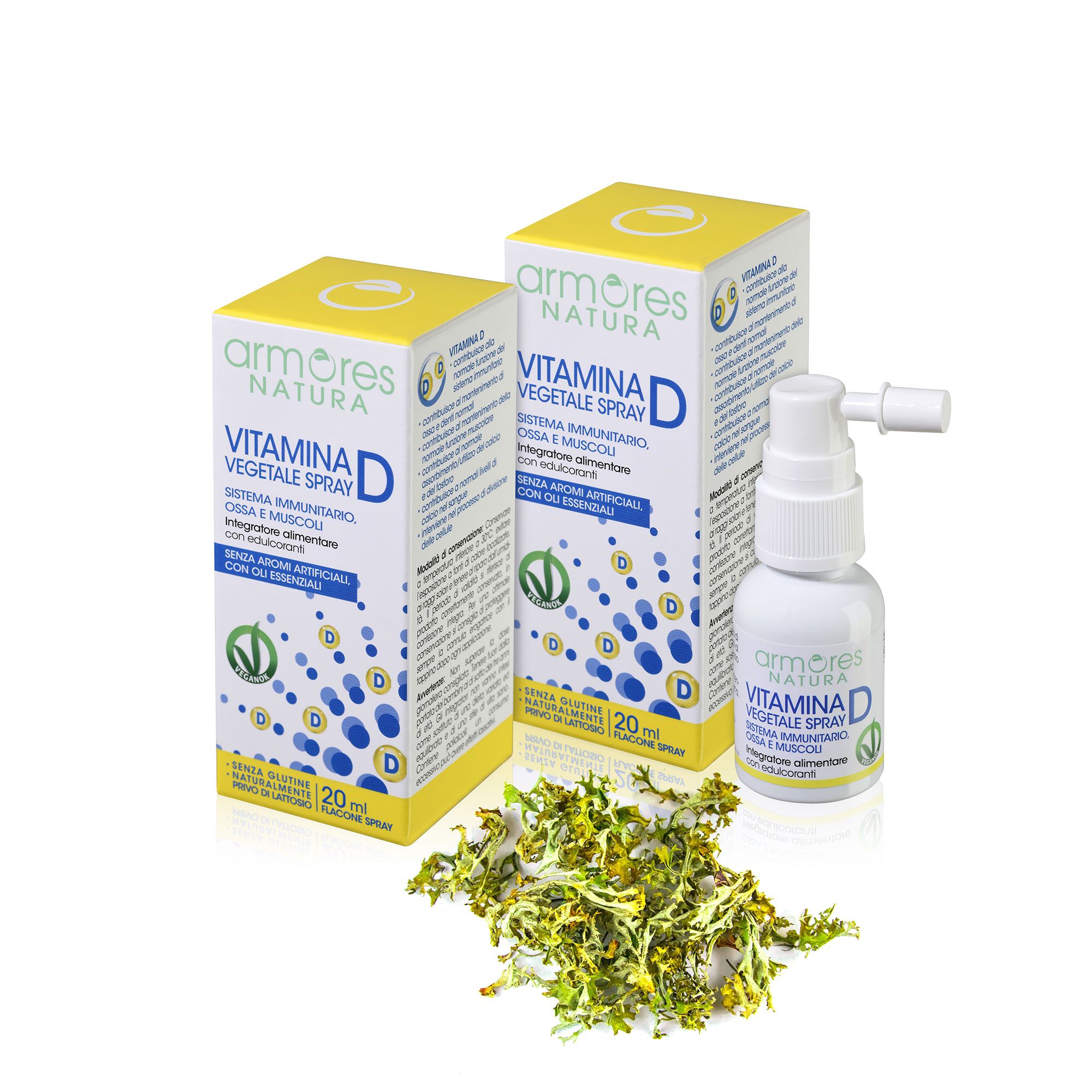 Armores NATURA Integratore Vitamina D vegetale formato spray (2pz) - QVC  Italia