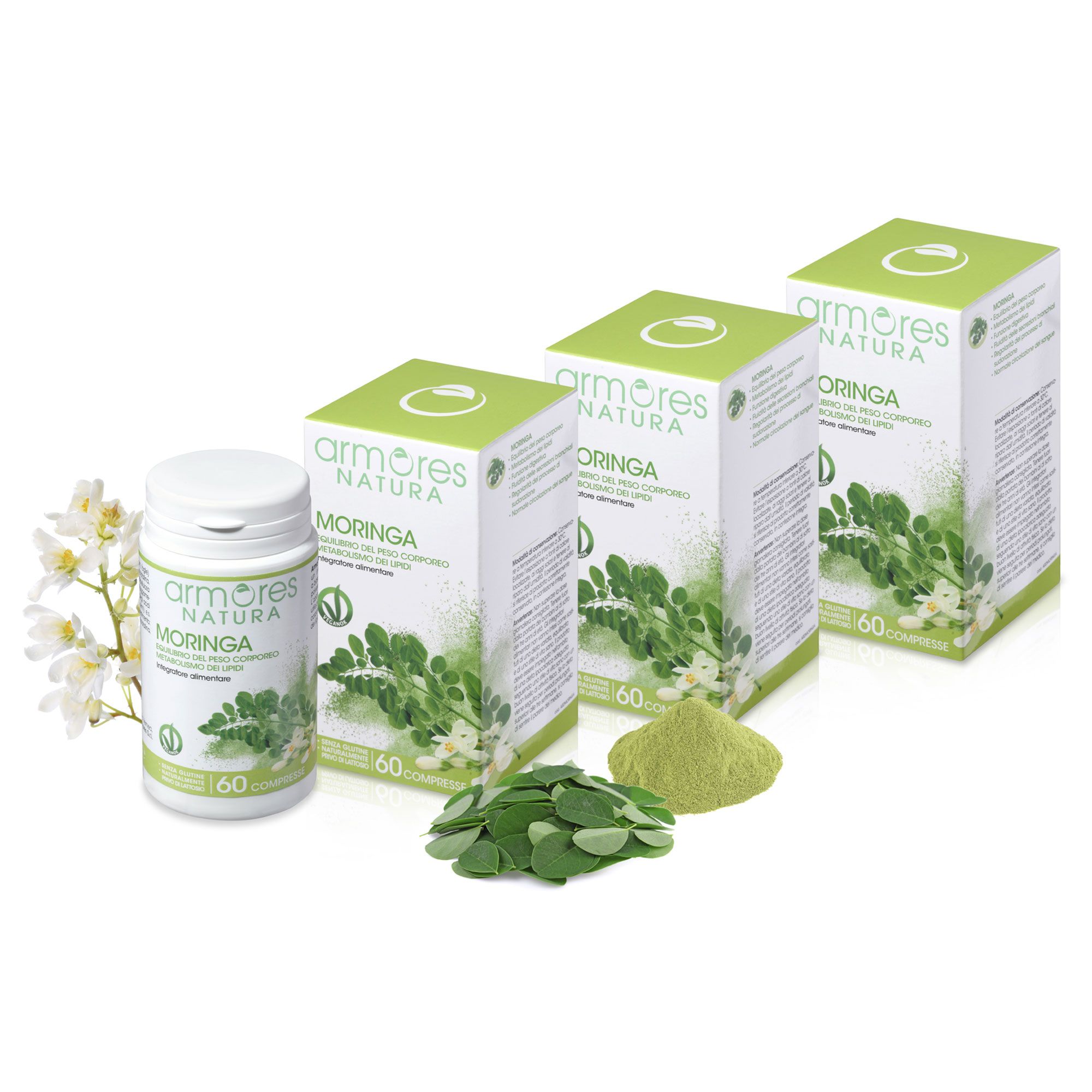 Armores NATURA Moringa Integratore alimentare (3 x 60 compresse) - QVC  Italia