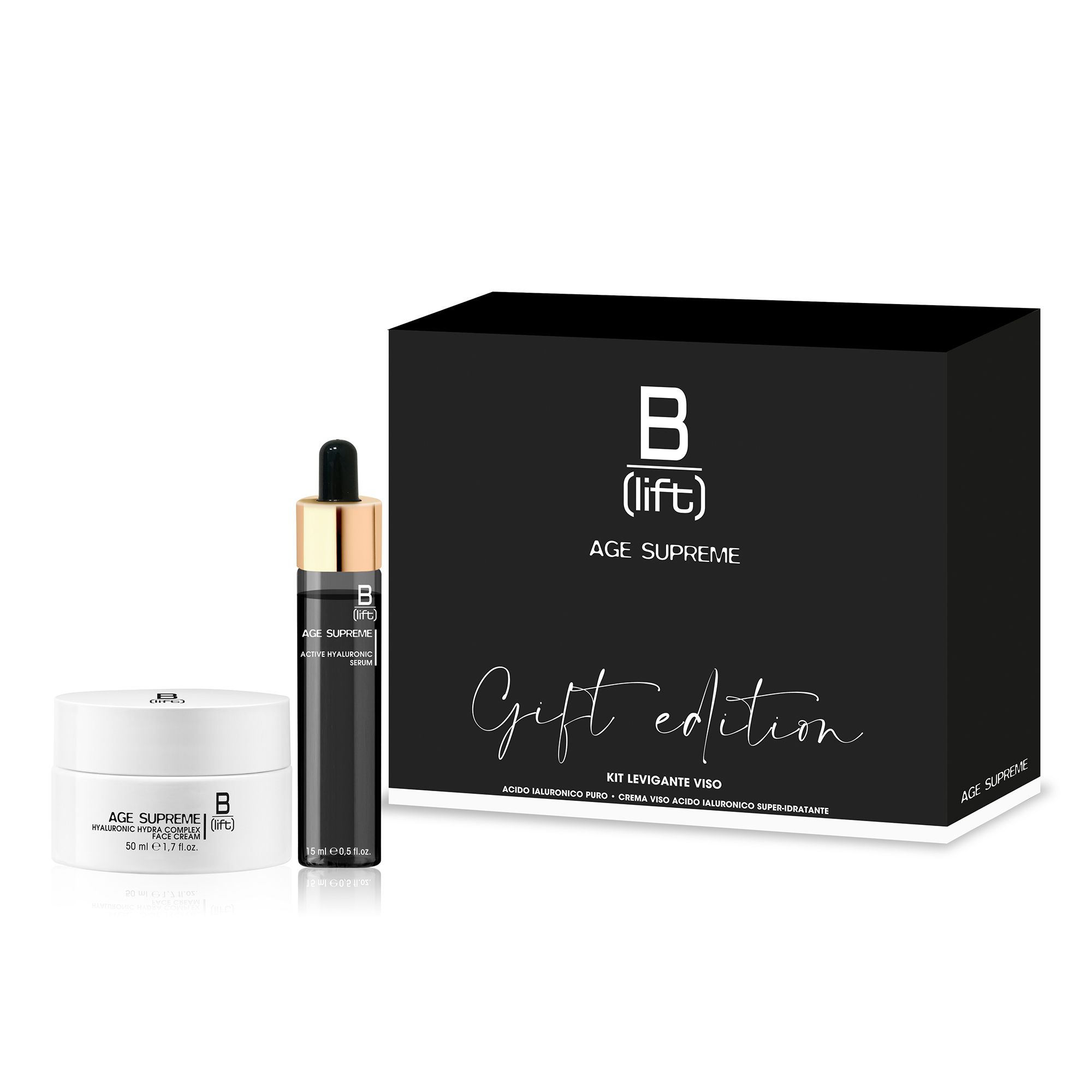 Image of B-Lift Box regalo con acido ialuronico puro + crema viso