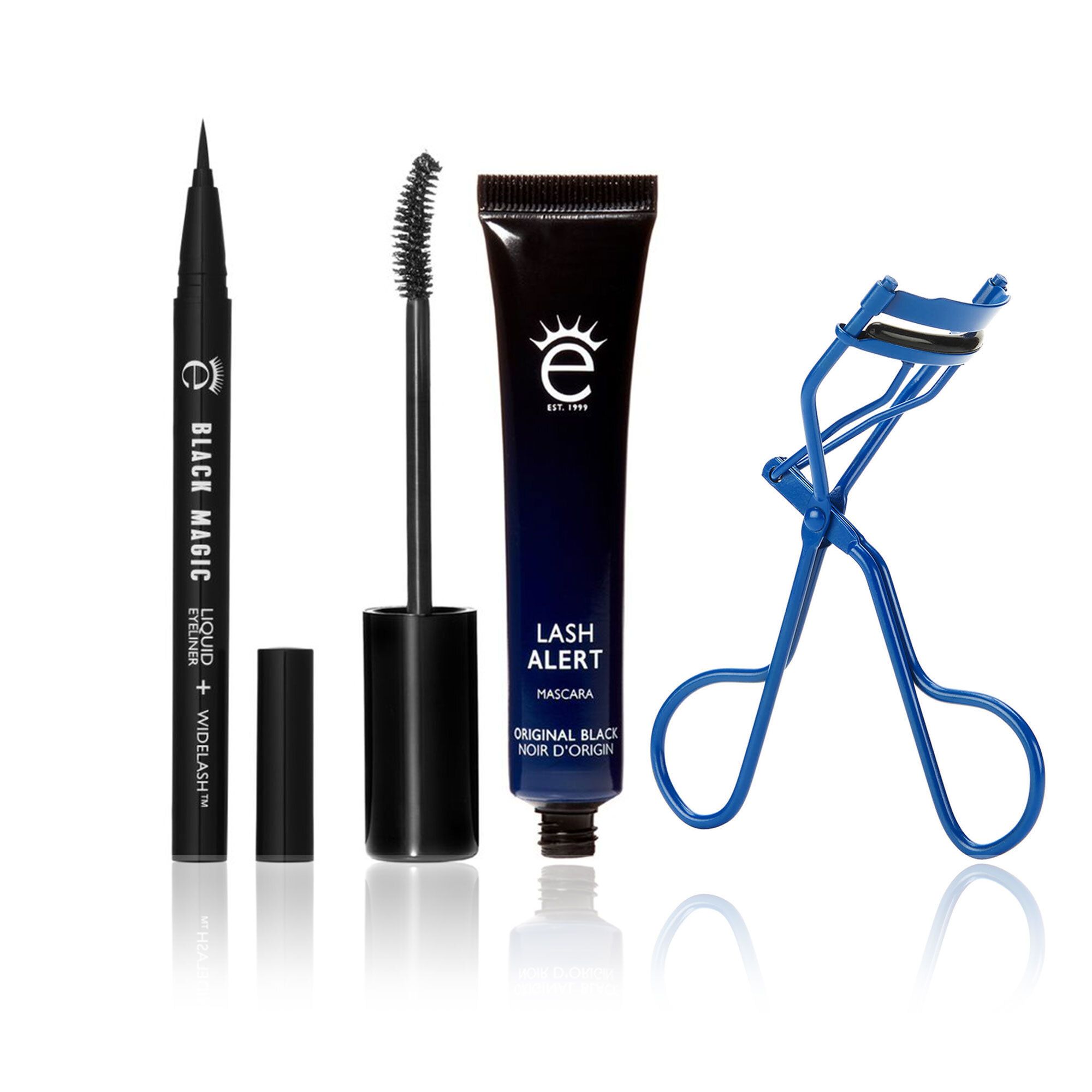 Image of Kit make-up occhi: mascara, eyeliner, piegaciglia