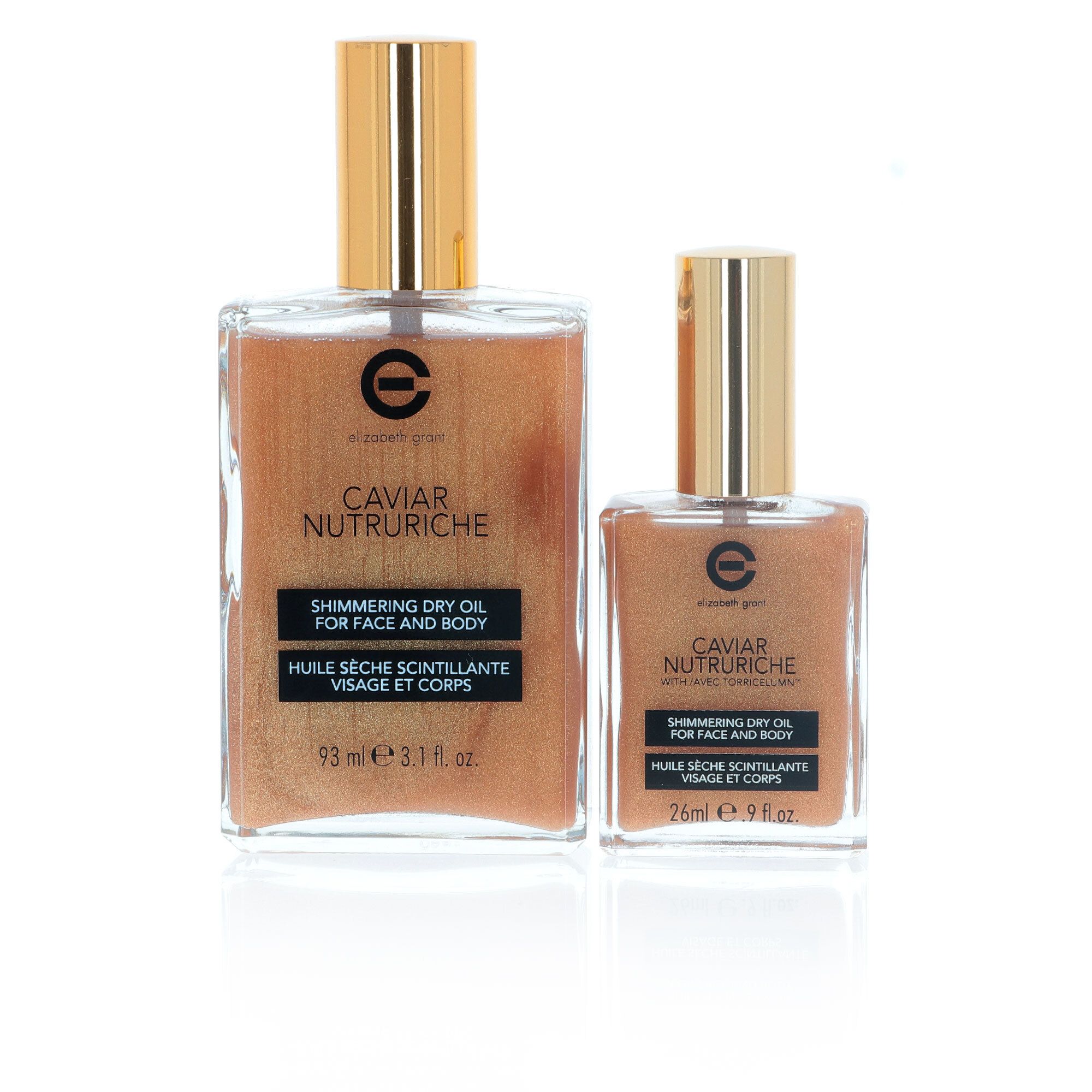 Elizabeth Grant Caviar Olio secco viso e corpo (2pz) QVC