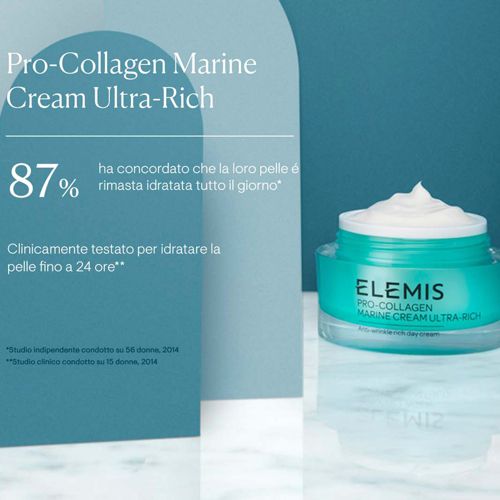 Elemis ProCollagen Marine Cream Ultrarich crema viso antiage QVC Italia